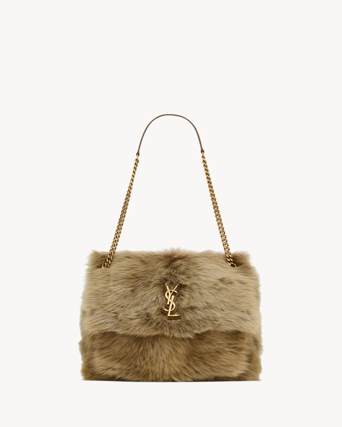 Borsa Niki grande in shearling