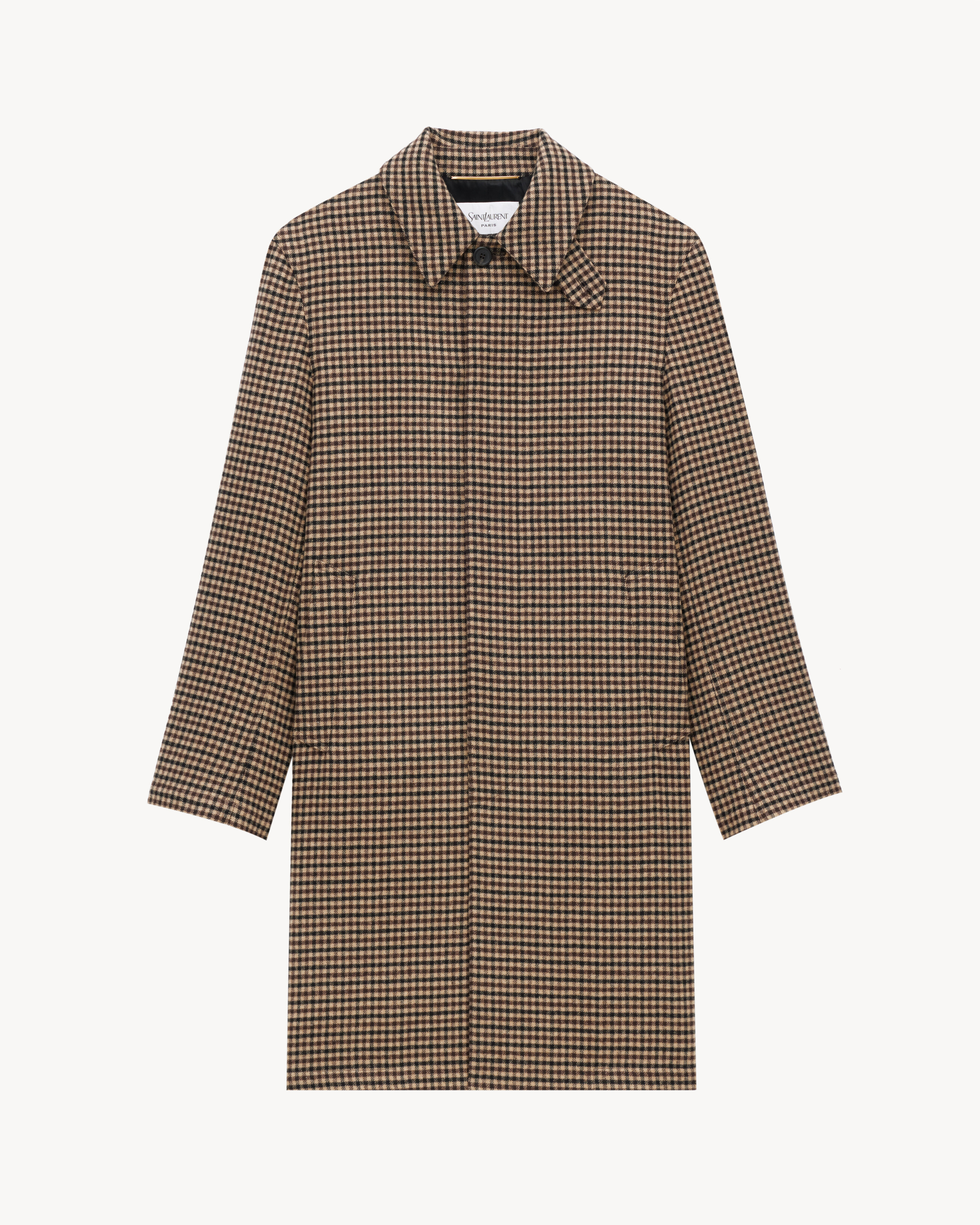 mac coat in vichy check