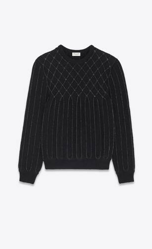 sweater in lurex knit