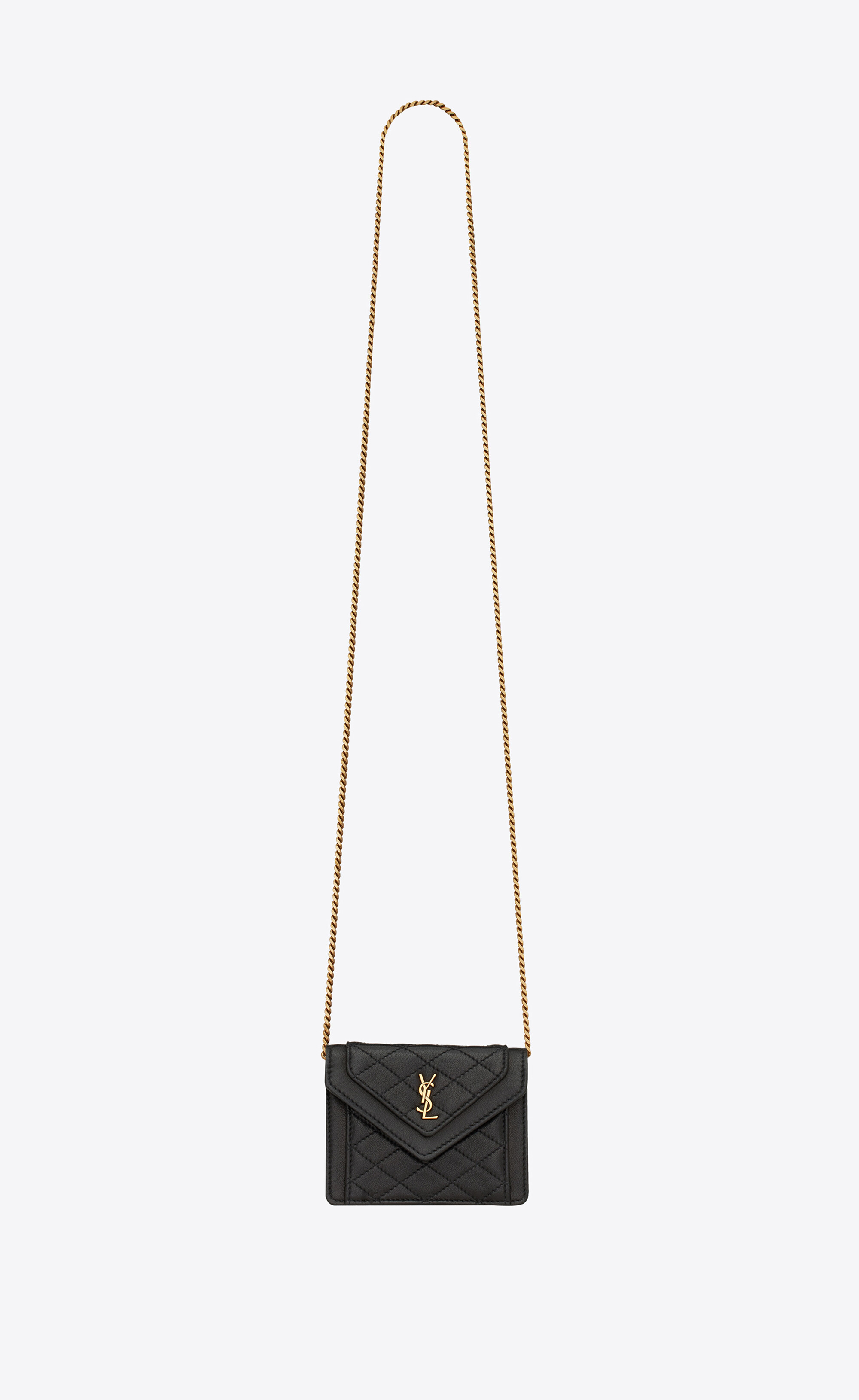 Saint Laurent Gaby Mini Lambskin Crossbody Bag - ShopStyle