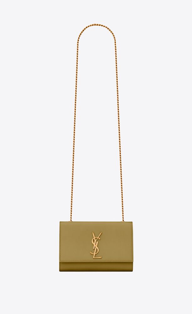 kate small chain bag in grain de poudre embossed leather