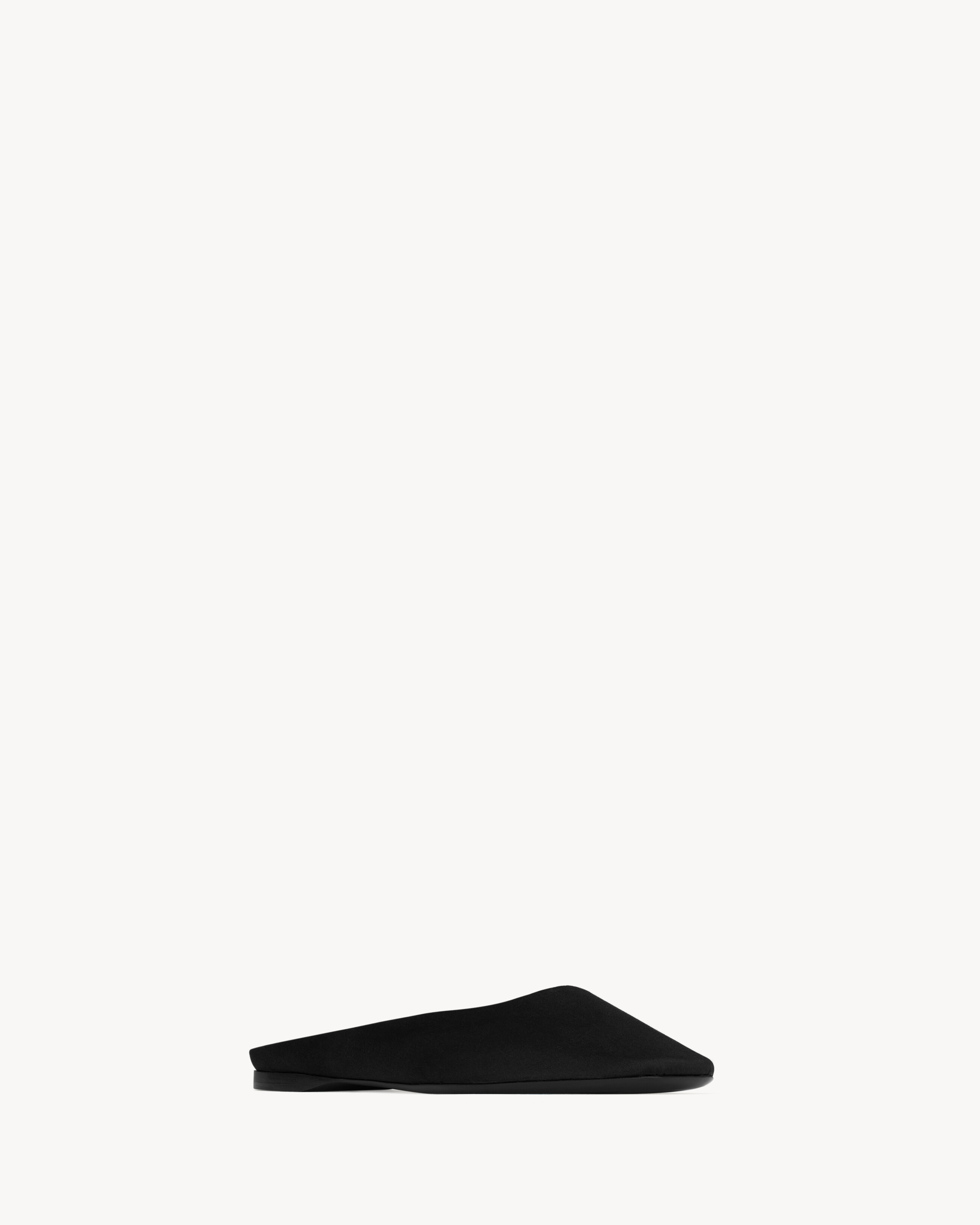 LIDO slip-ons in satin crepe