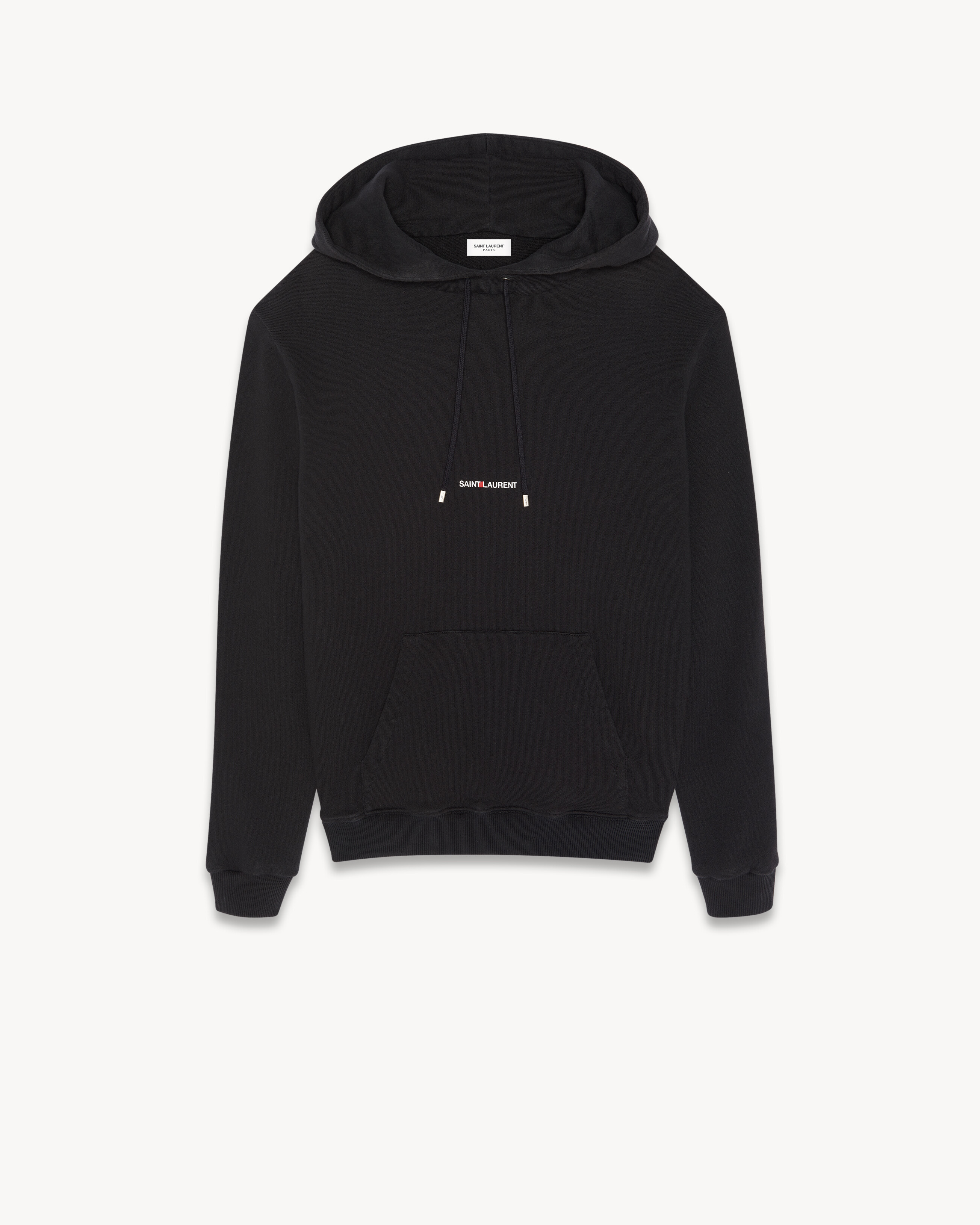 saint laurent hoodie white