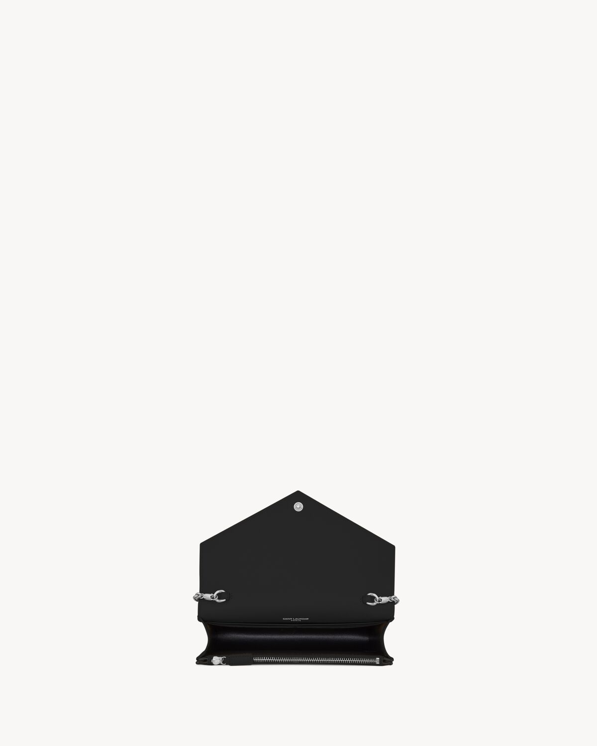 생로랑 그랭 드 푸드르 가죽 카산드라 엔벨롭 체인 지갑 742920BOW021000