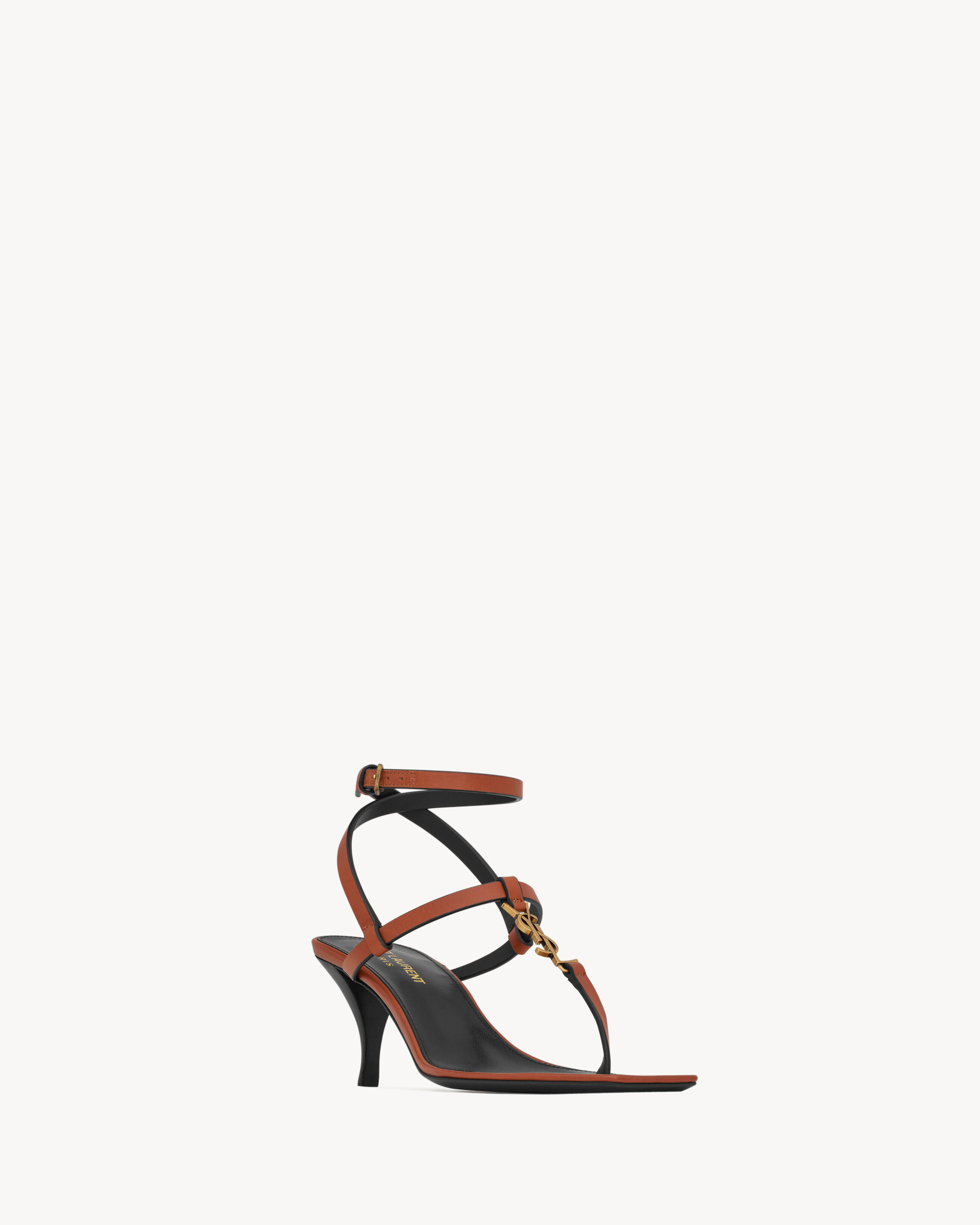 CASSANDRA sandals in smooth leather