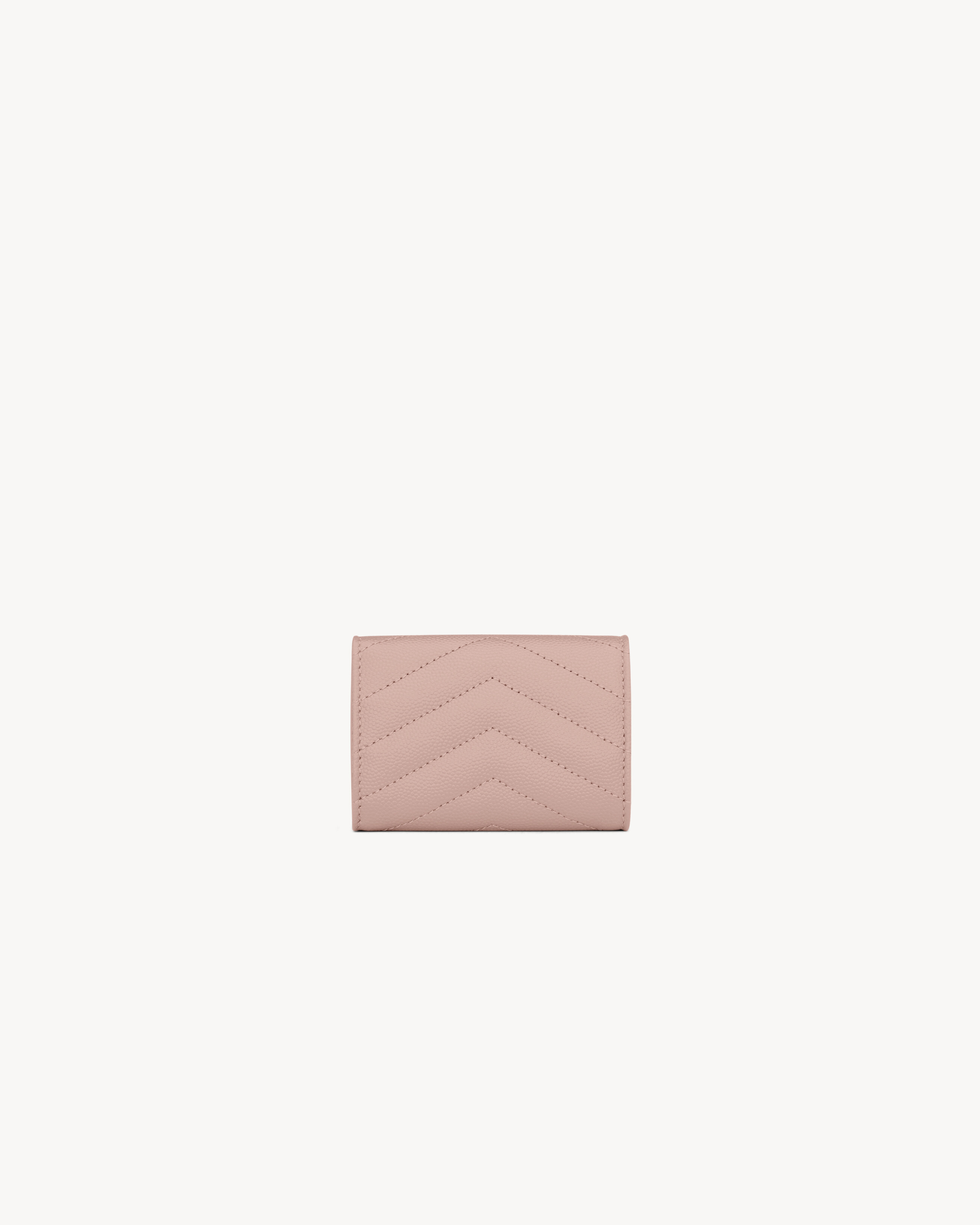 CASSANDRE MATELASSÉ ORIGAMI TINY WALLET in grain de poudre embossed leather