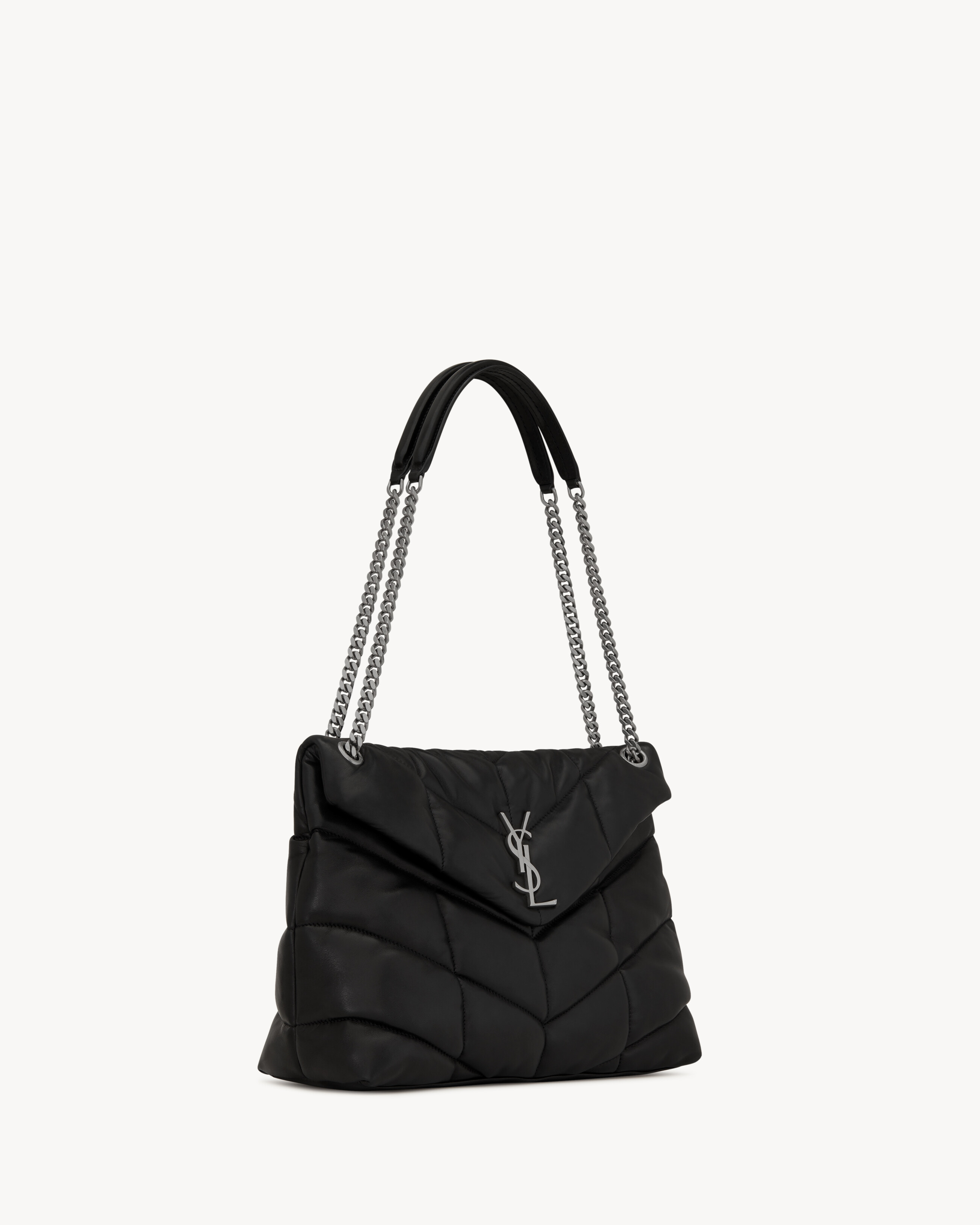 PUFFER medium en cuir nappa