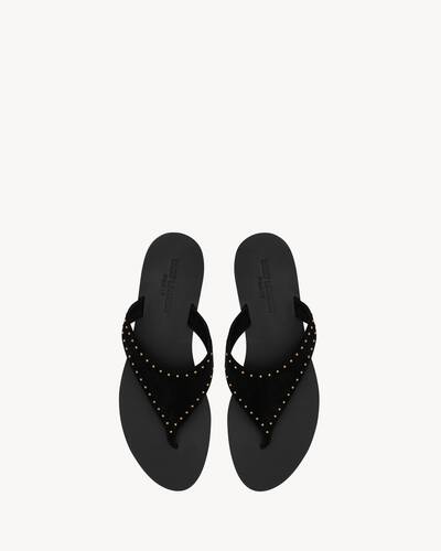 ysl suede sandals