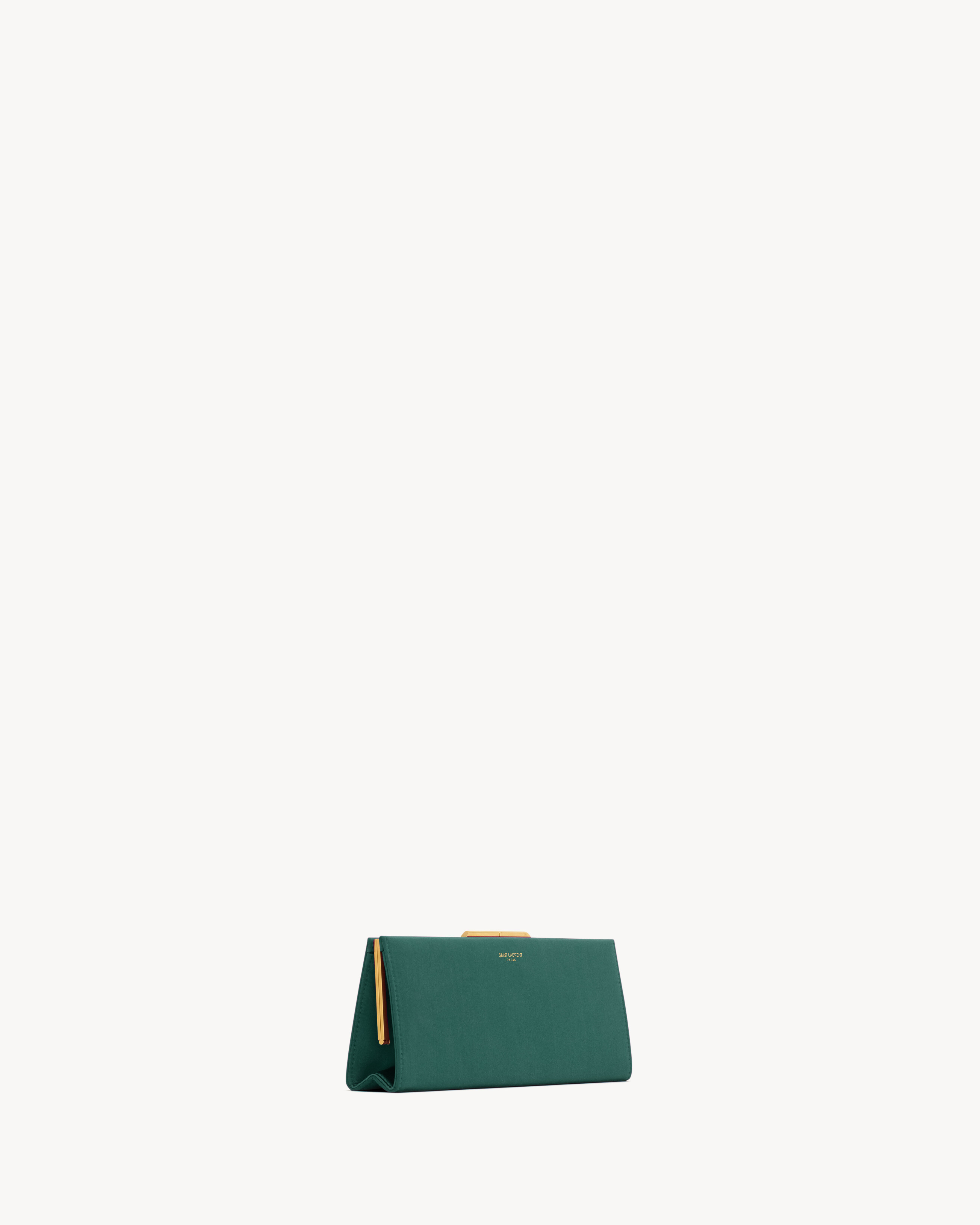 MIDNIGHT small clutch in satin