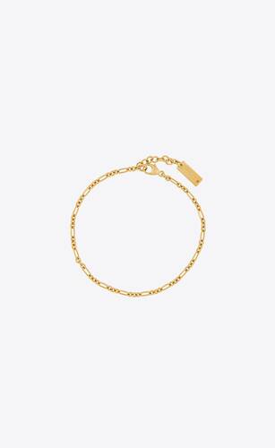 figaro chain bracelet in metal