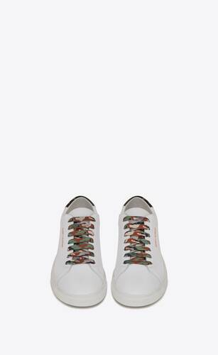 saint laurent andy sneaker camo