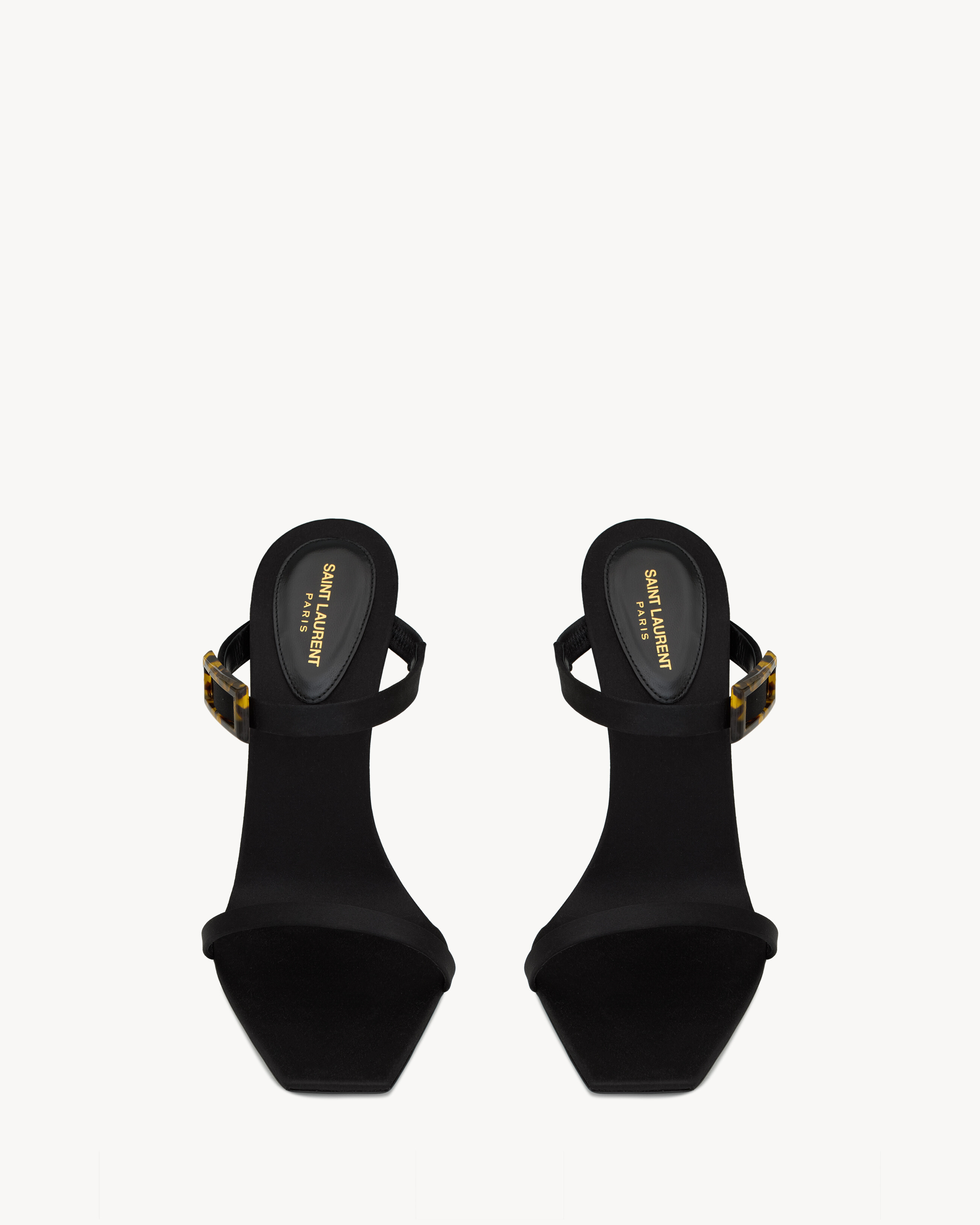 OUD mules in satin