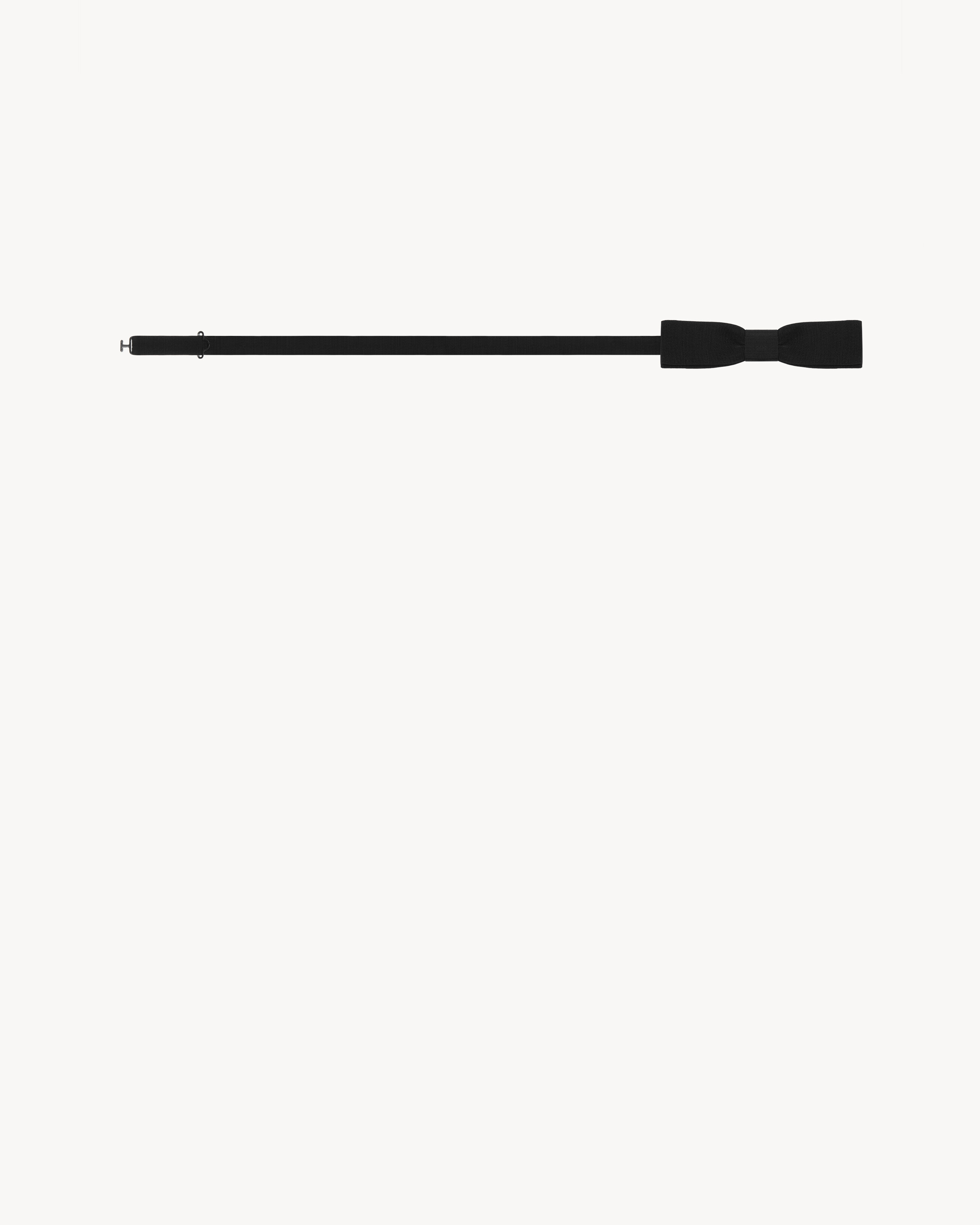 rectangular bow tie in faille