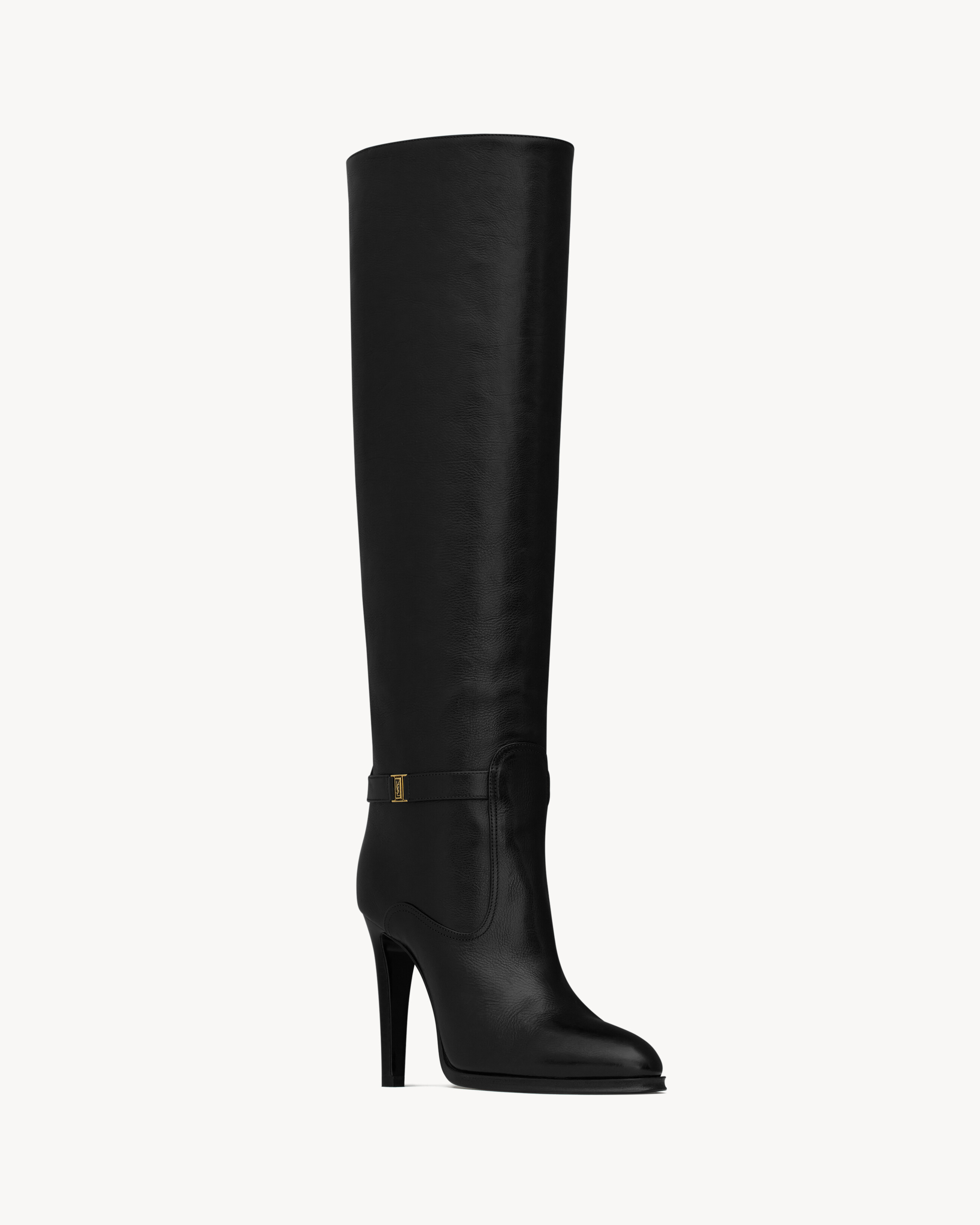 DIANE boots in grained leather Saint Laurent YSL RO