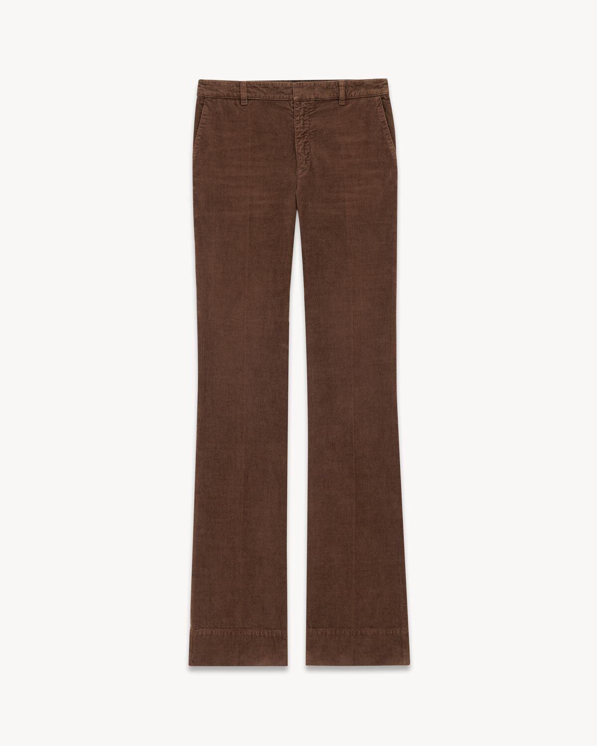 bootcut pants in corduroy