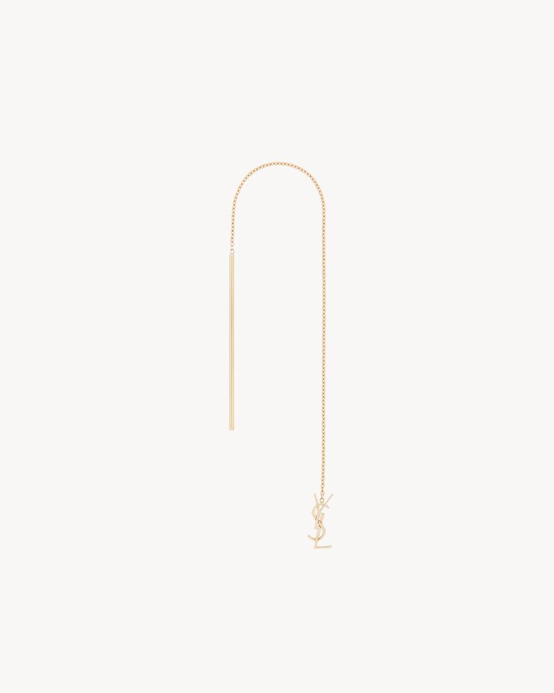 CASSANDRE drop earring in 18K yellow gold