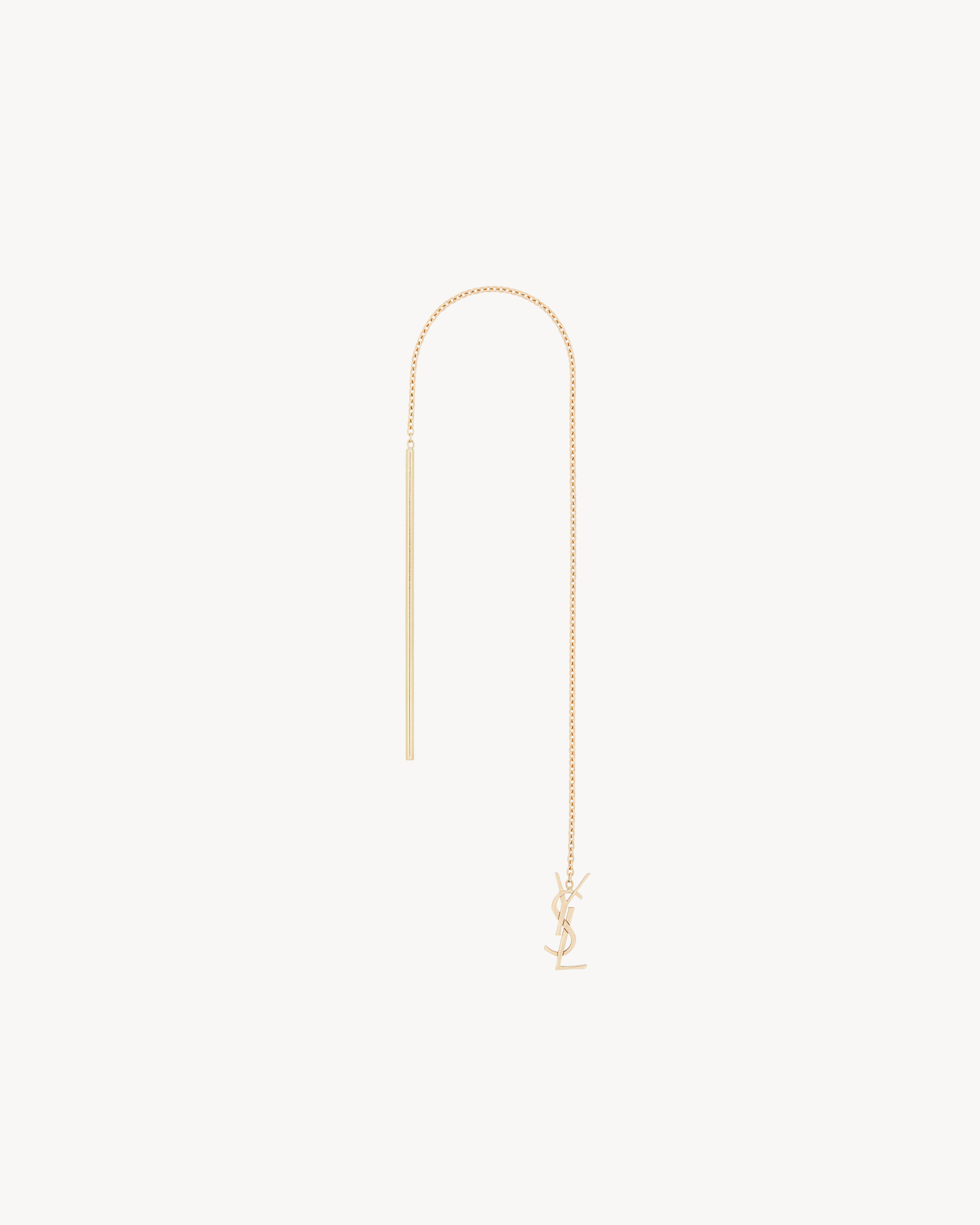 CASSANDRE drop earring in 18K yellow gold