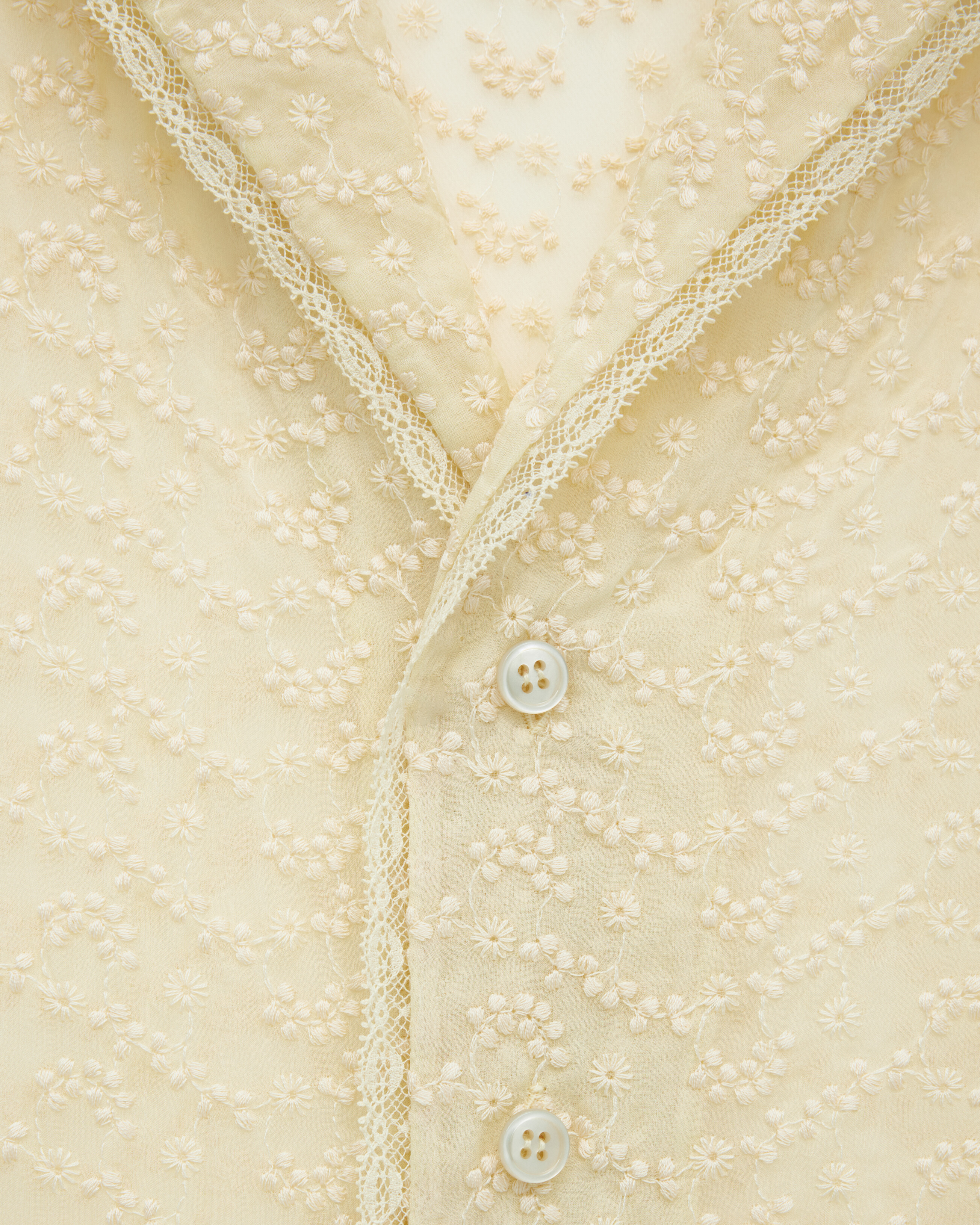 broderie anglaise pajama set in muslin