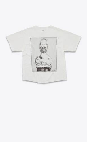  homer simpson t-shirt in cotton