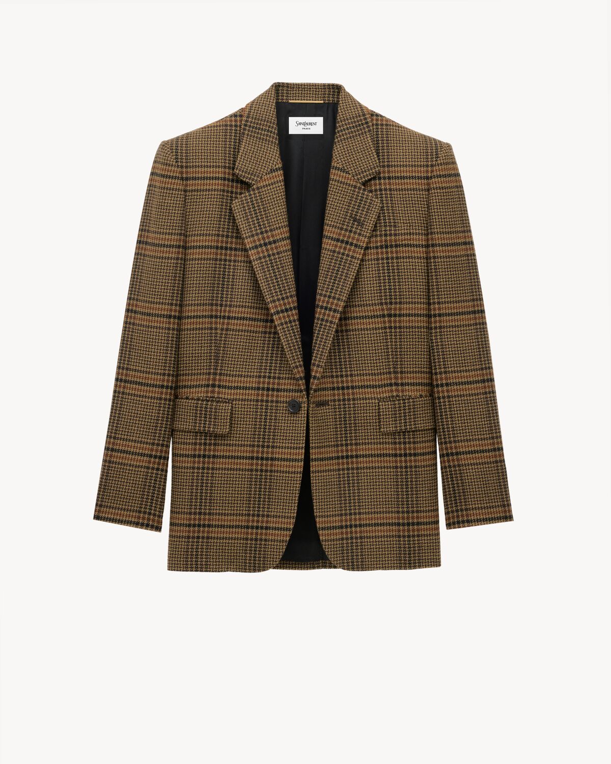 jacket in prince of wales wool