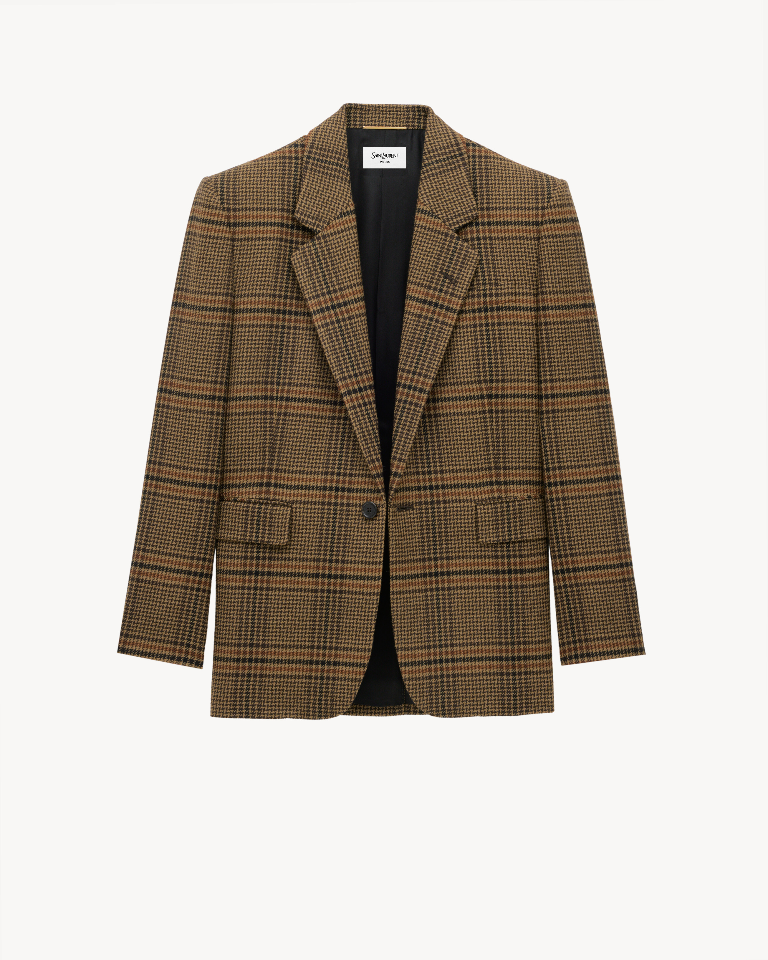 jacket in prince of wales wool