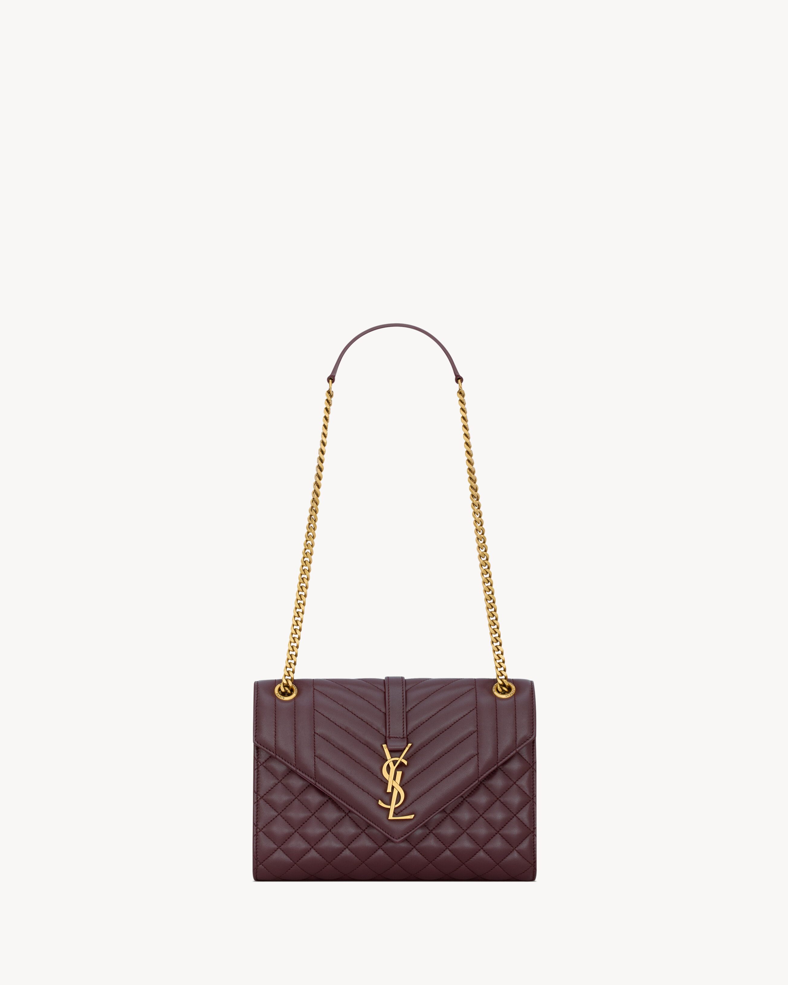 ENVELOPE medium in grain de poudre leather