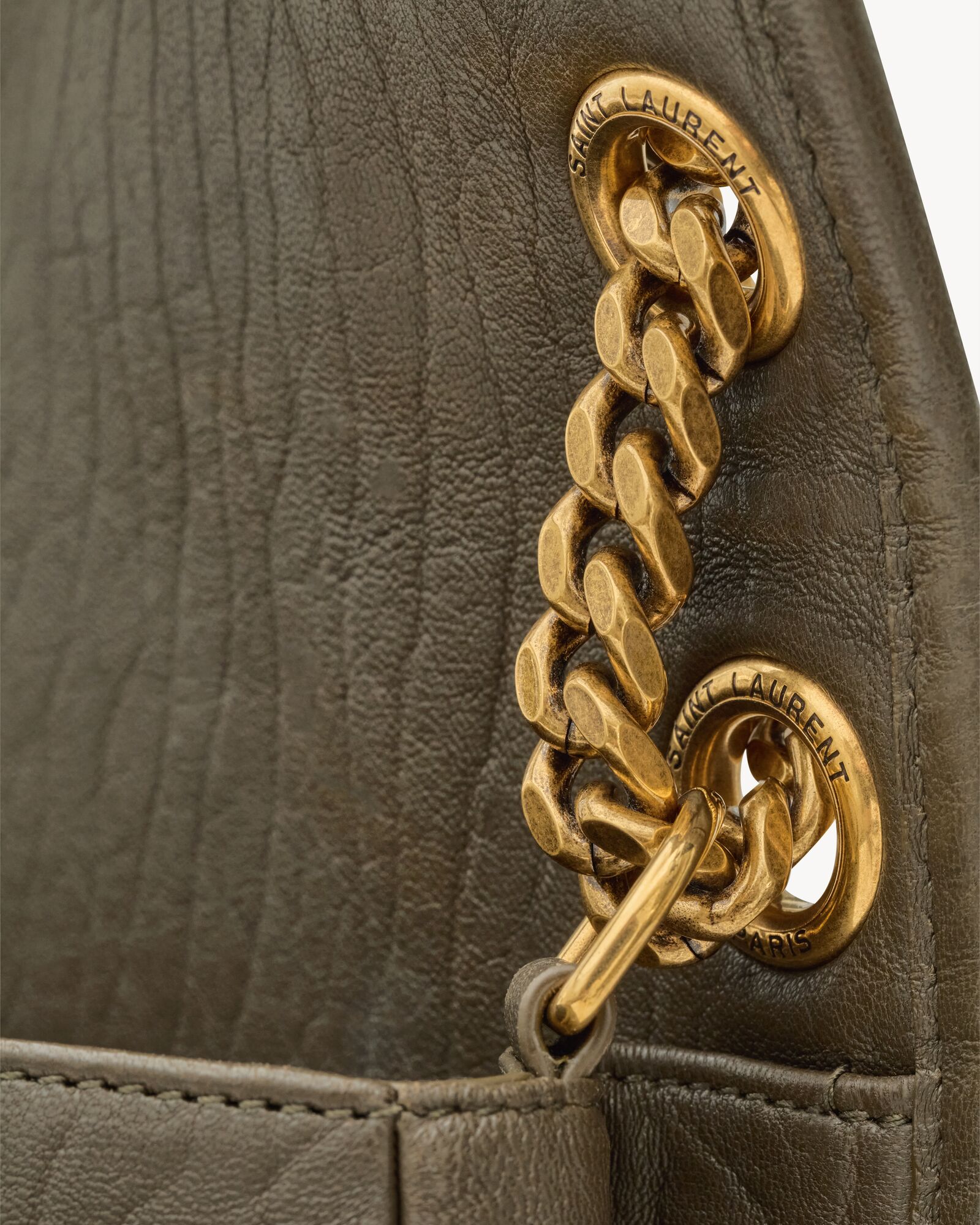 YSL 25S NIKI BAG 18 IN BLACK GLOSSY CALFSKIN GOLD HARDWRE main image 1