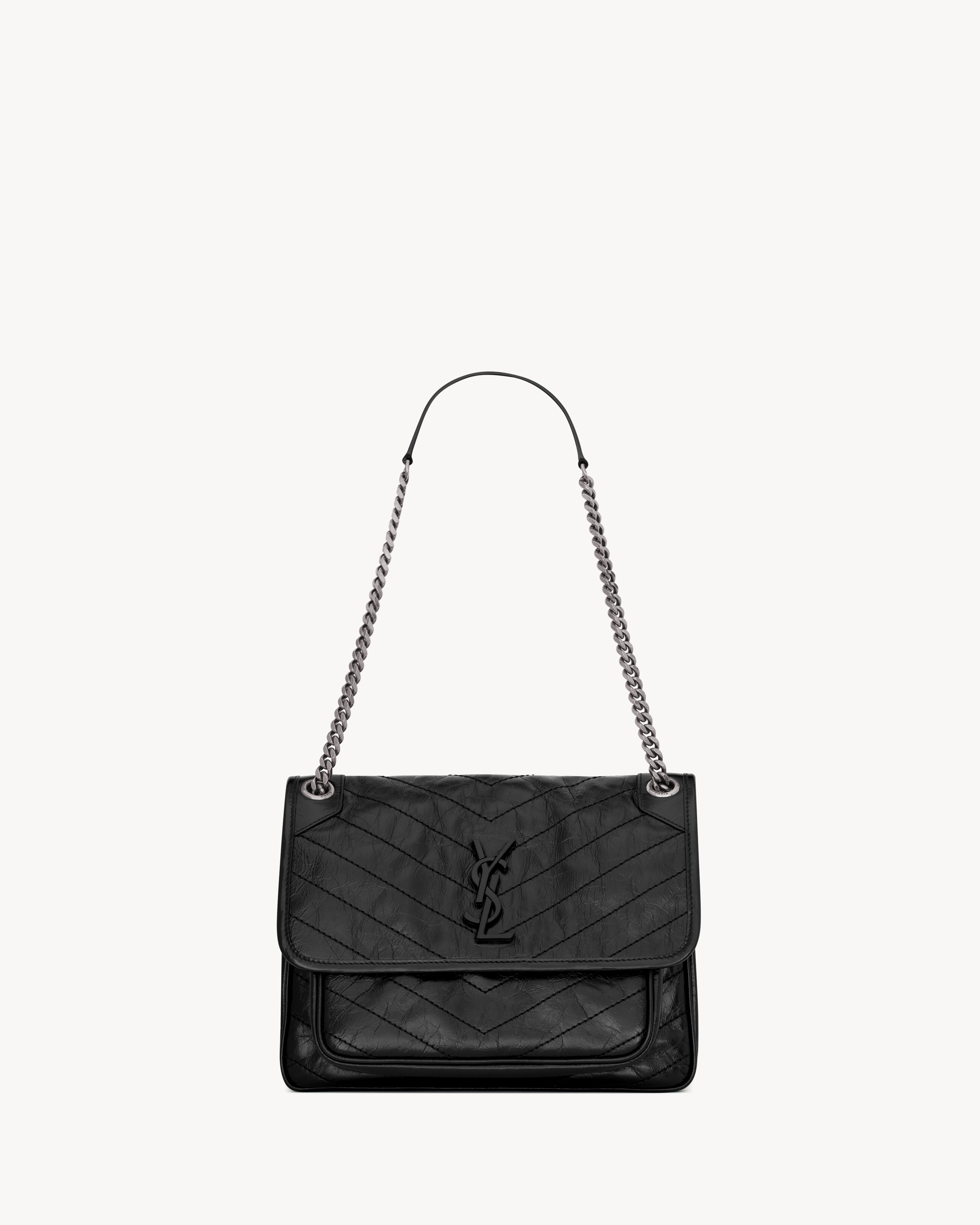 Saint Laurent Niki Medium YSL Fluorescent Shoulder Bag