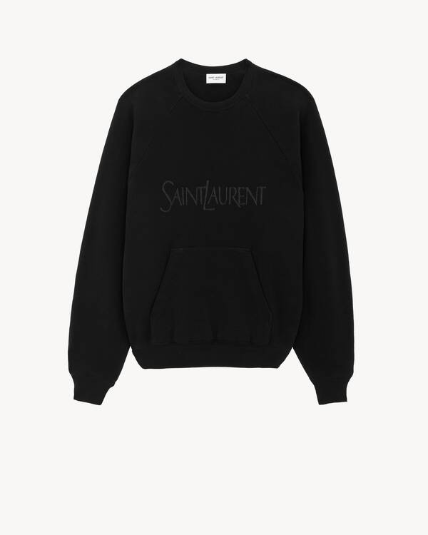 Saint Laurent插肩运动衫