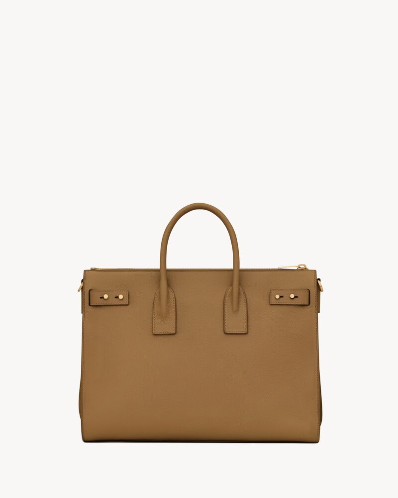 SAC DE JOUR THIN LARGE EN CUIR GRAINÉ