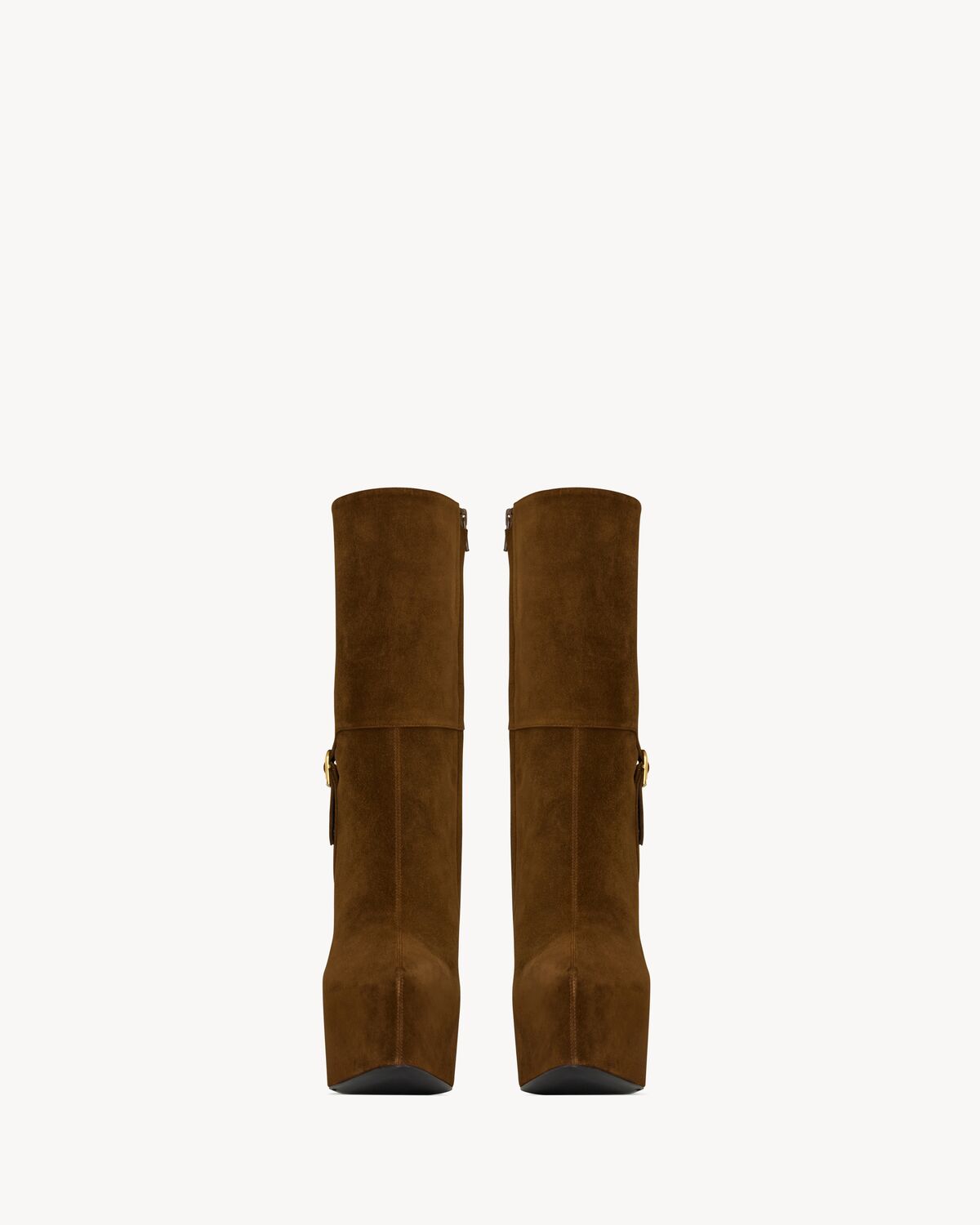 nico platform booties in suede