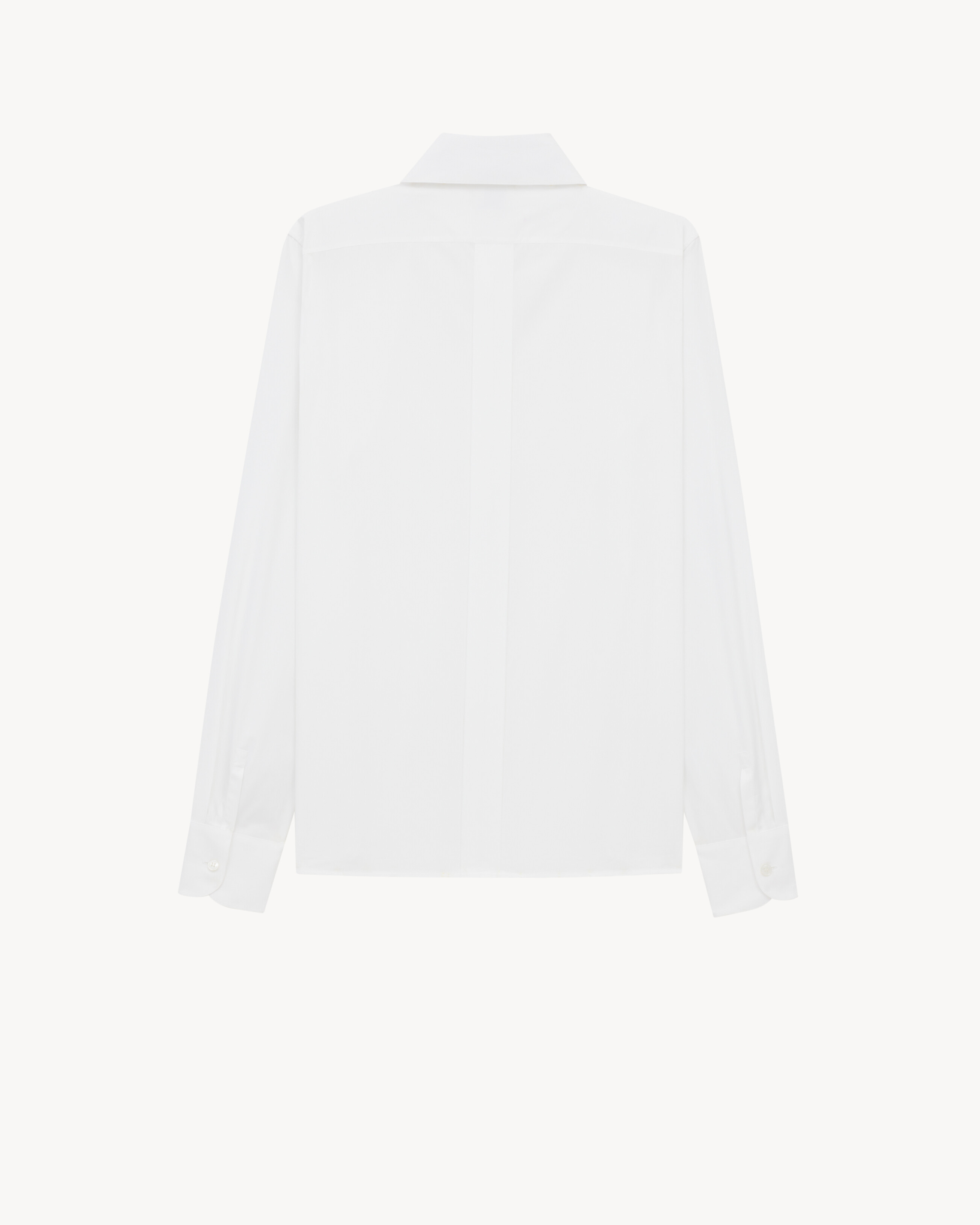 CASSANDRE shirt in self-stripe cotton poplin