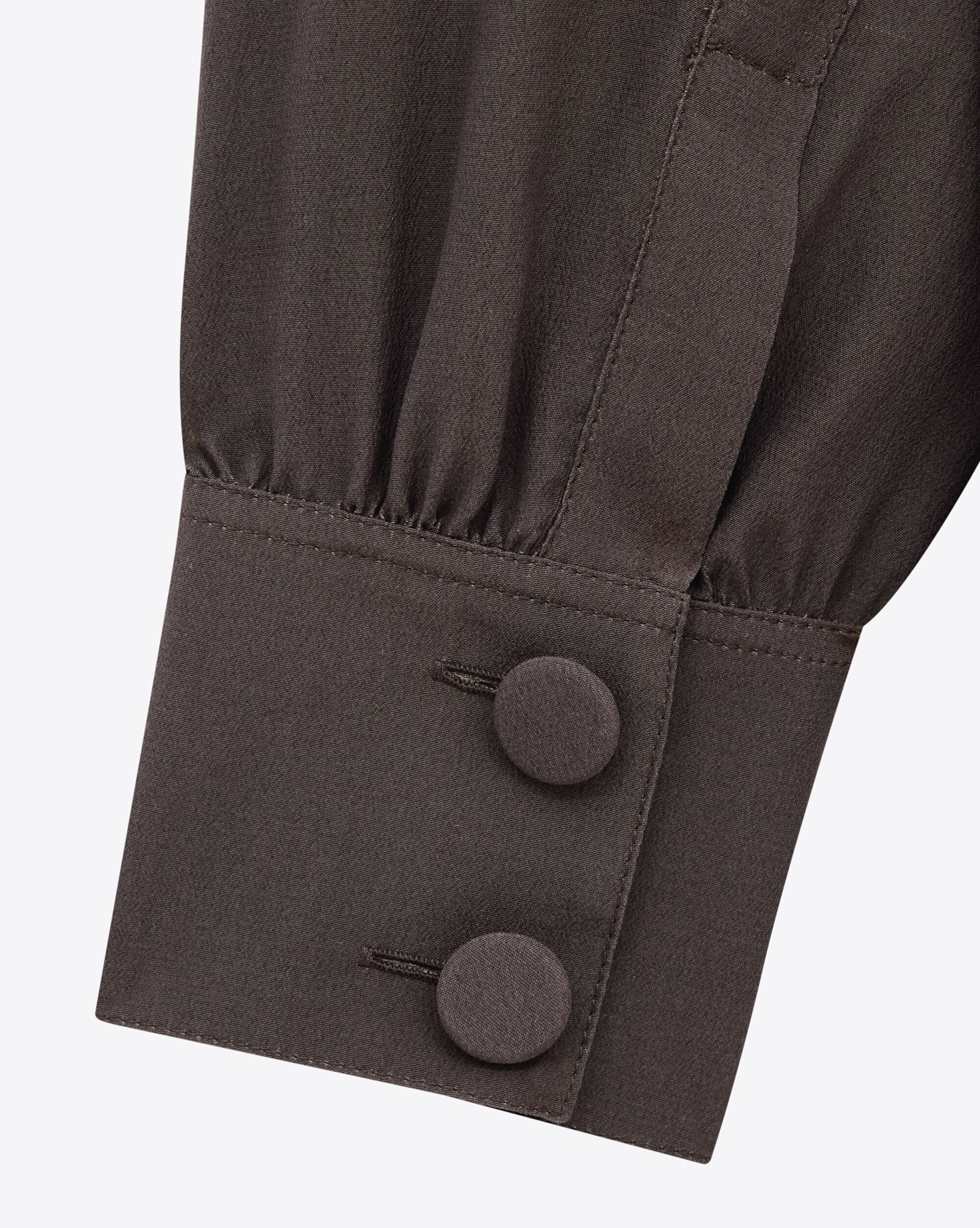 Pajama Shirt in Silk Crepe de Chine