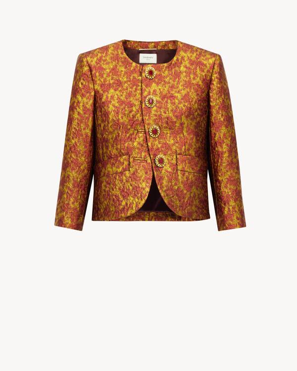 jacket in brocade