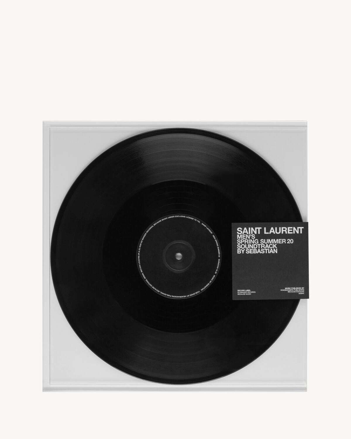 Saint Laurent Men’s Spring Summer 2020 Soundtrack by SEBASTIAN