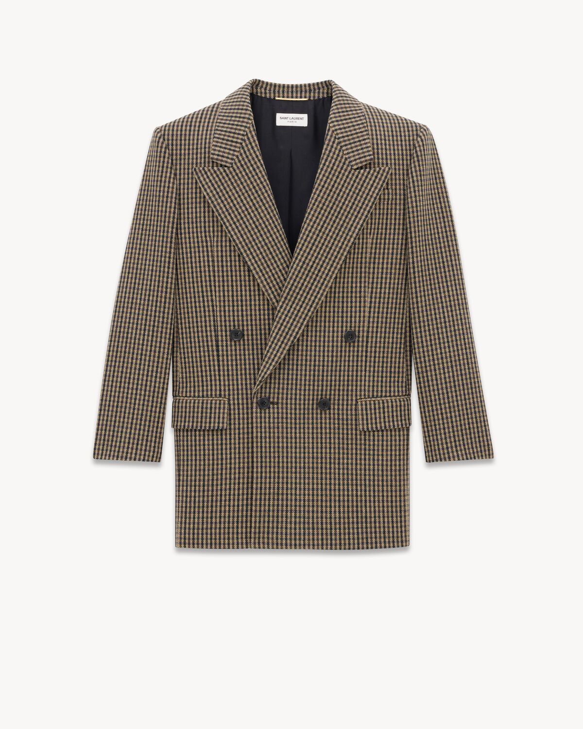 jacket in vichy wool