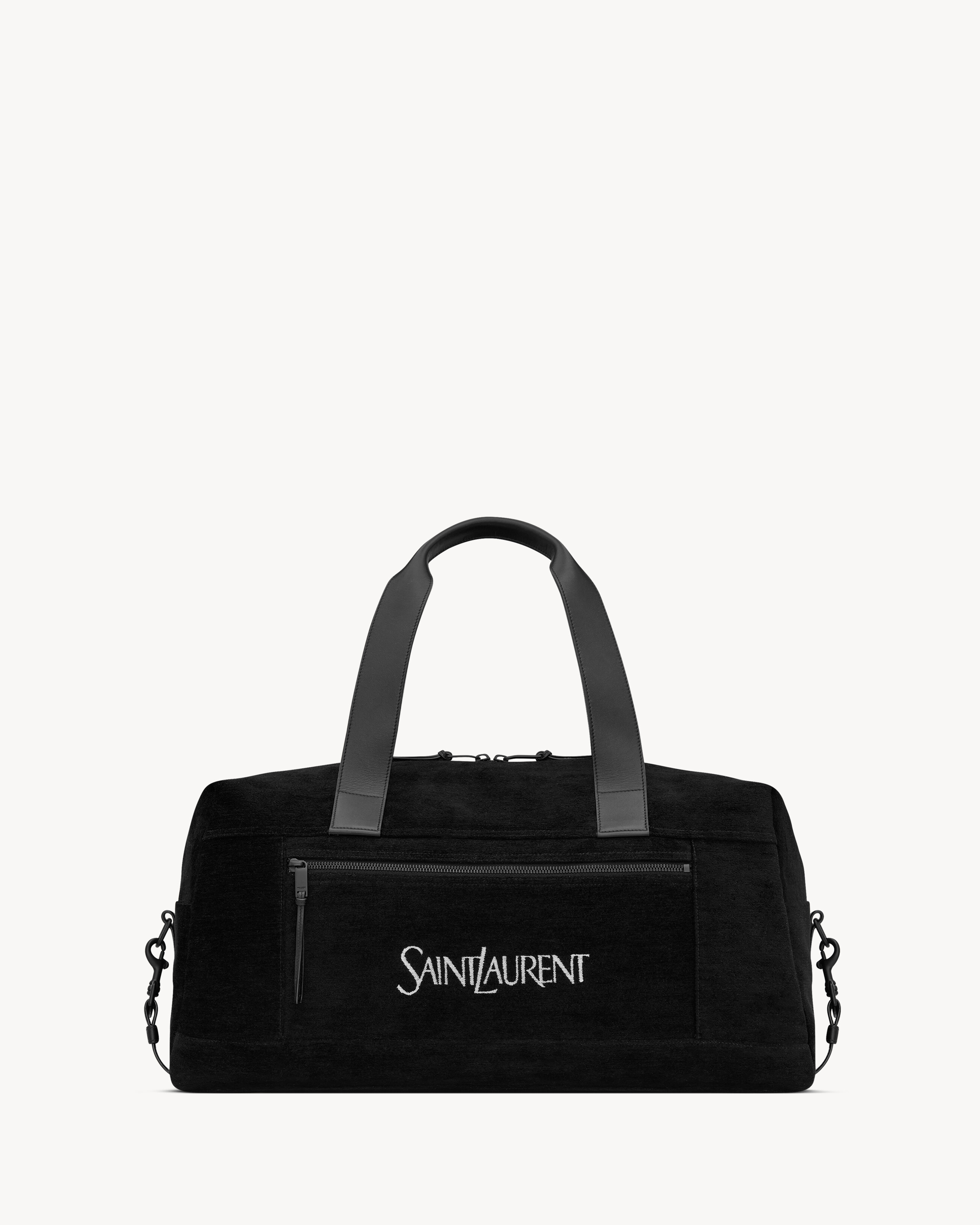 LE MONOGRAMME 72H DUFFLE IN CASSANDRE CANVAS AND SMOOTH LEATHER | Saint  Laurent | YSL.com