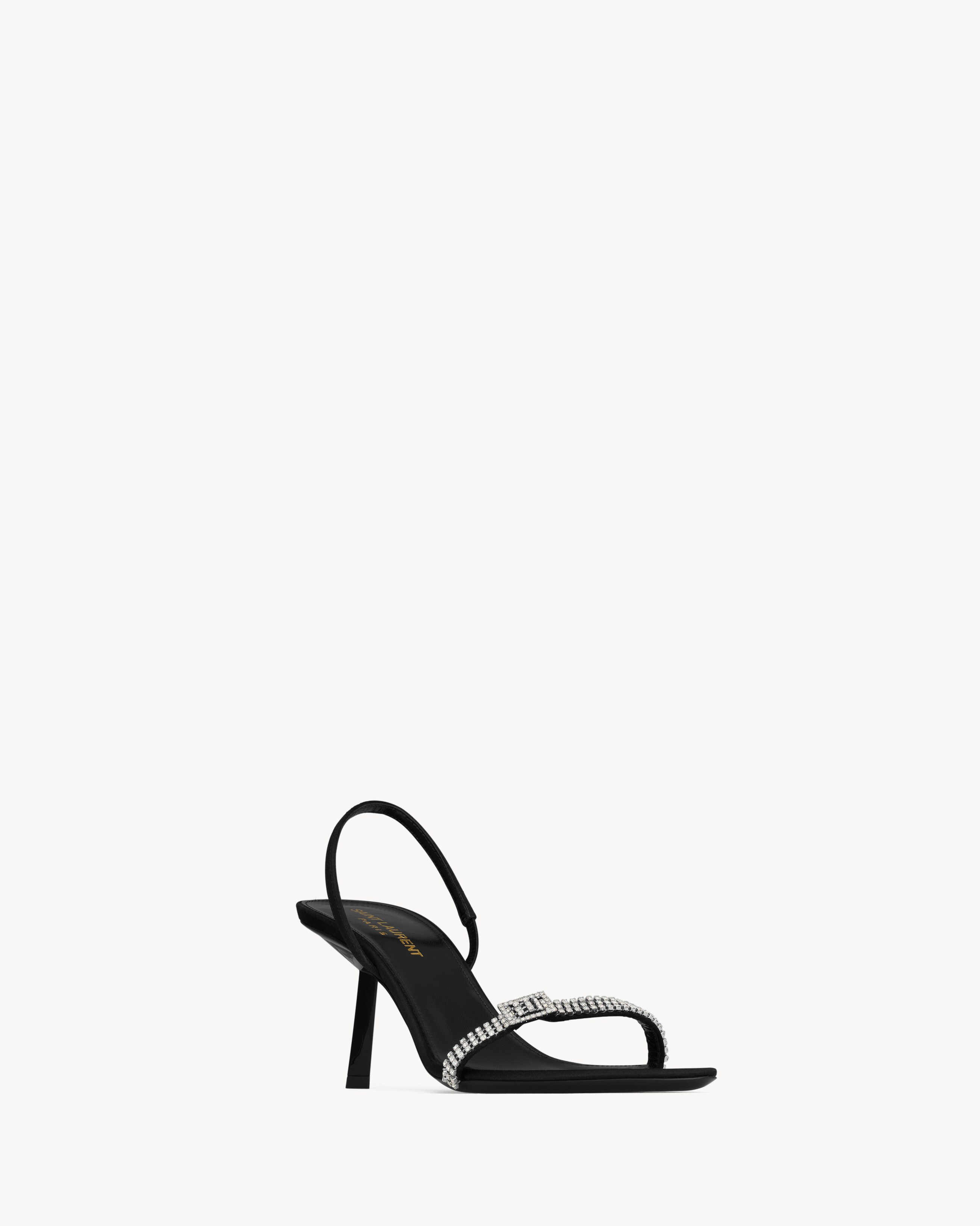 RENDEZ-VOUS sandals in satin crepe