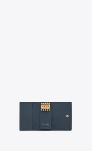 YSL ライン キーケース”(グレインレザー) | Saint Laurent