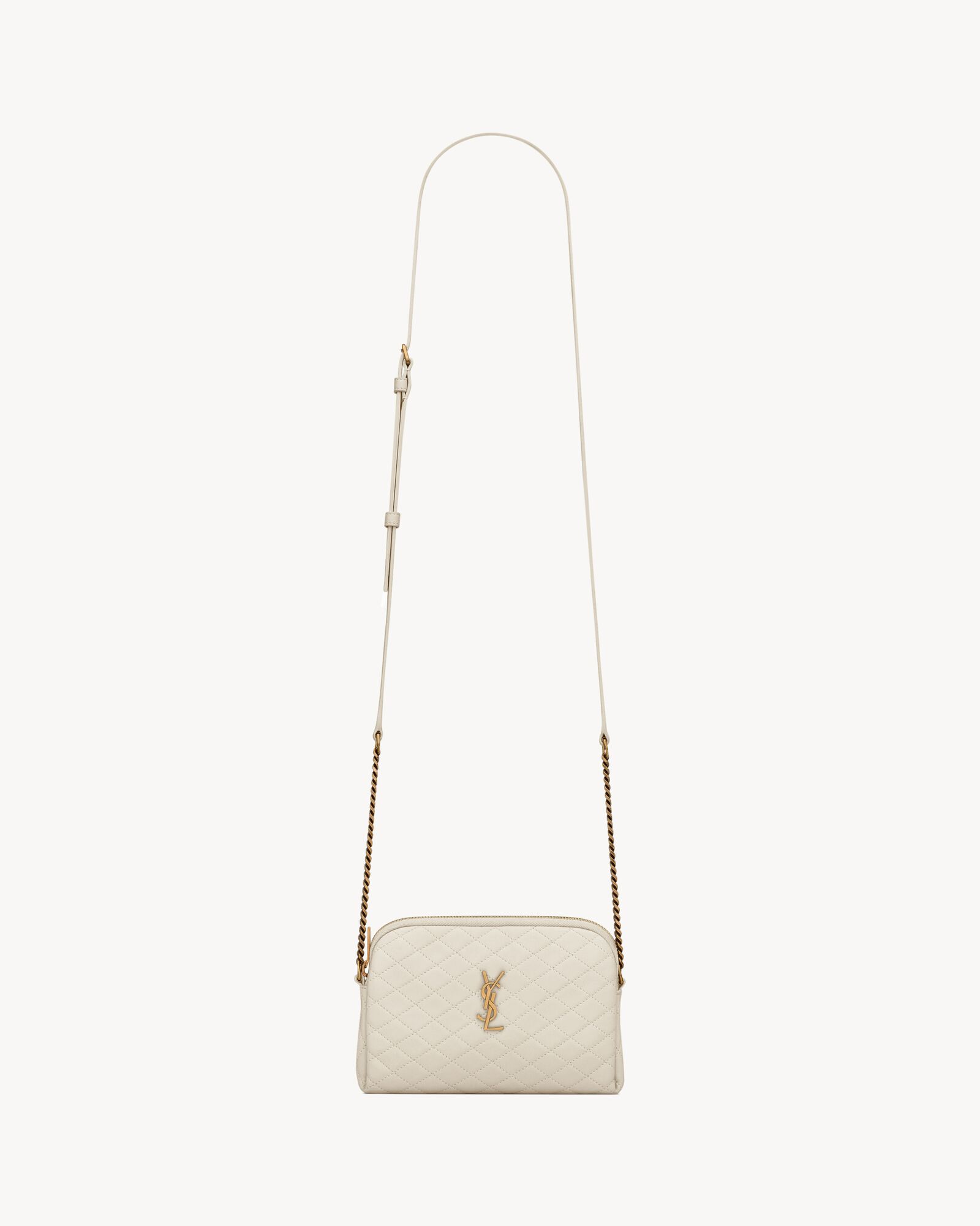 GABY ZIPPERED POUCH IN LAMBSKIN — 7336671EL079207