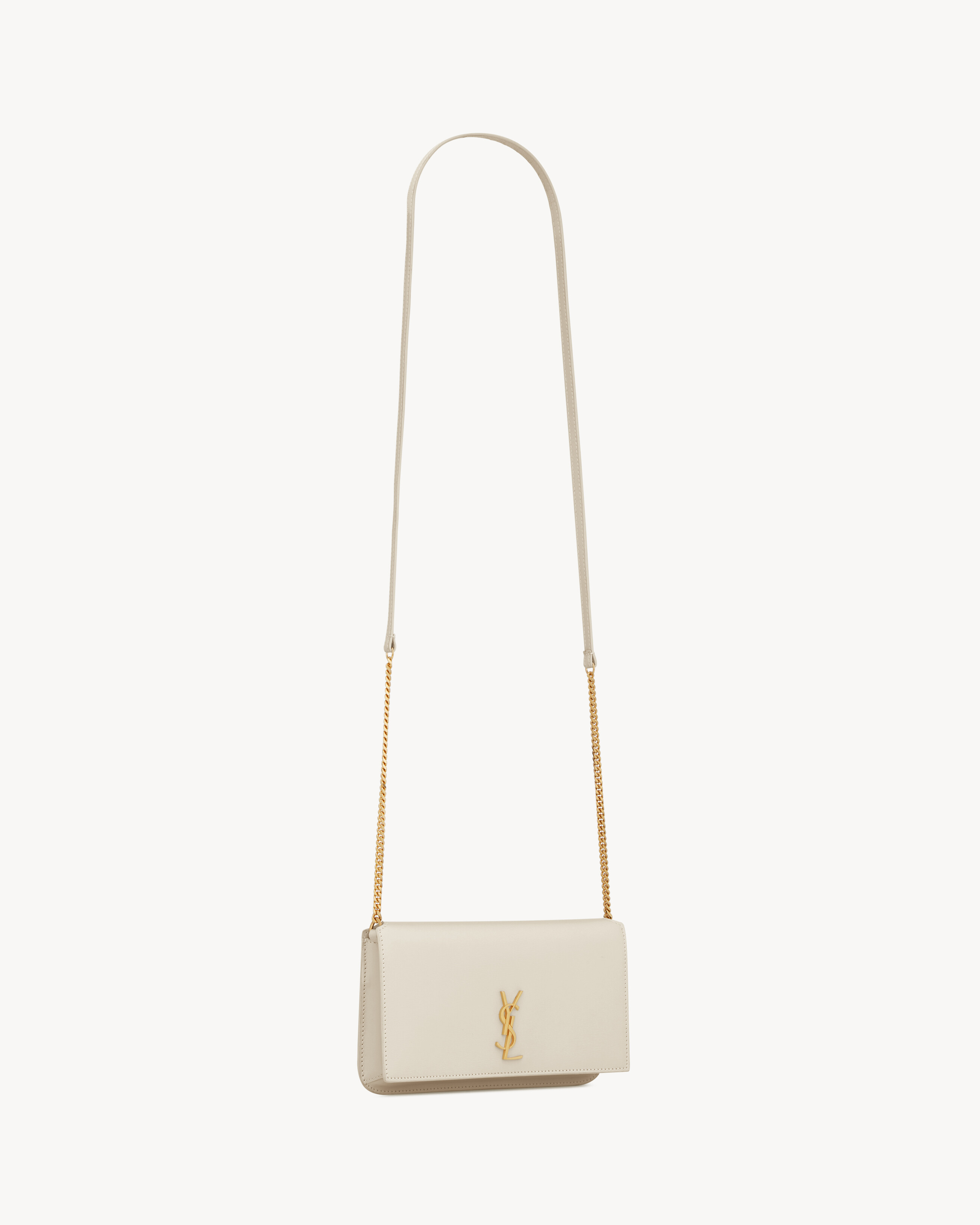 CASSANDRE phone holder in smooth leather