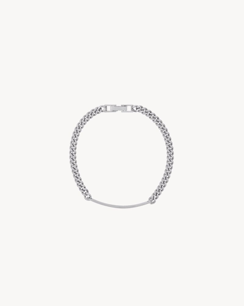 ID bracelet in 18K grey gold