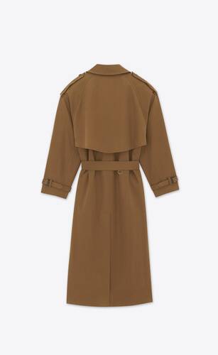trench coat in cotton