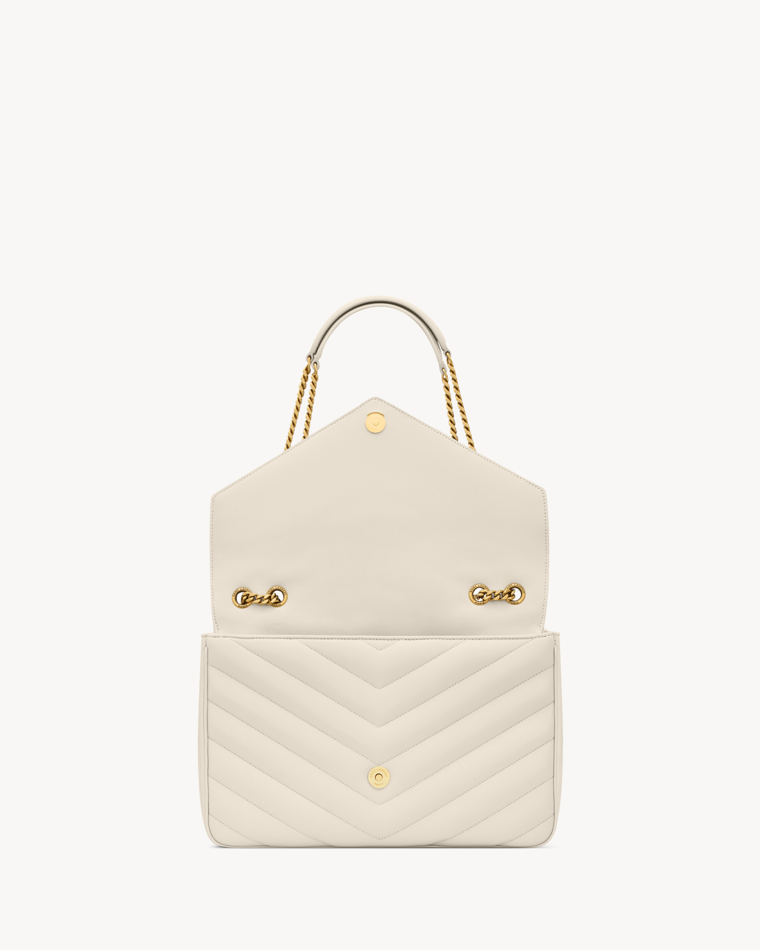 LOULOU large in MATELASSÉ lambskin
