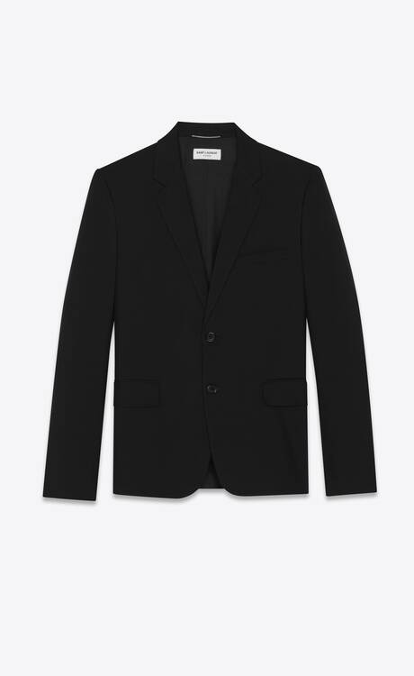 Jacket in wool Gabardine | Saint Laurent | YSL.com