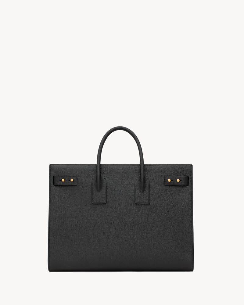 Sac De Jour thin large en cuir grainé