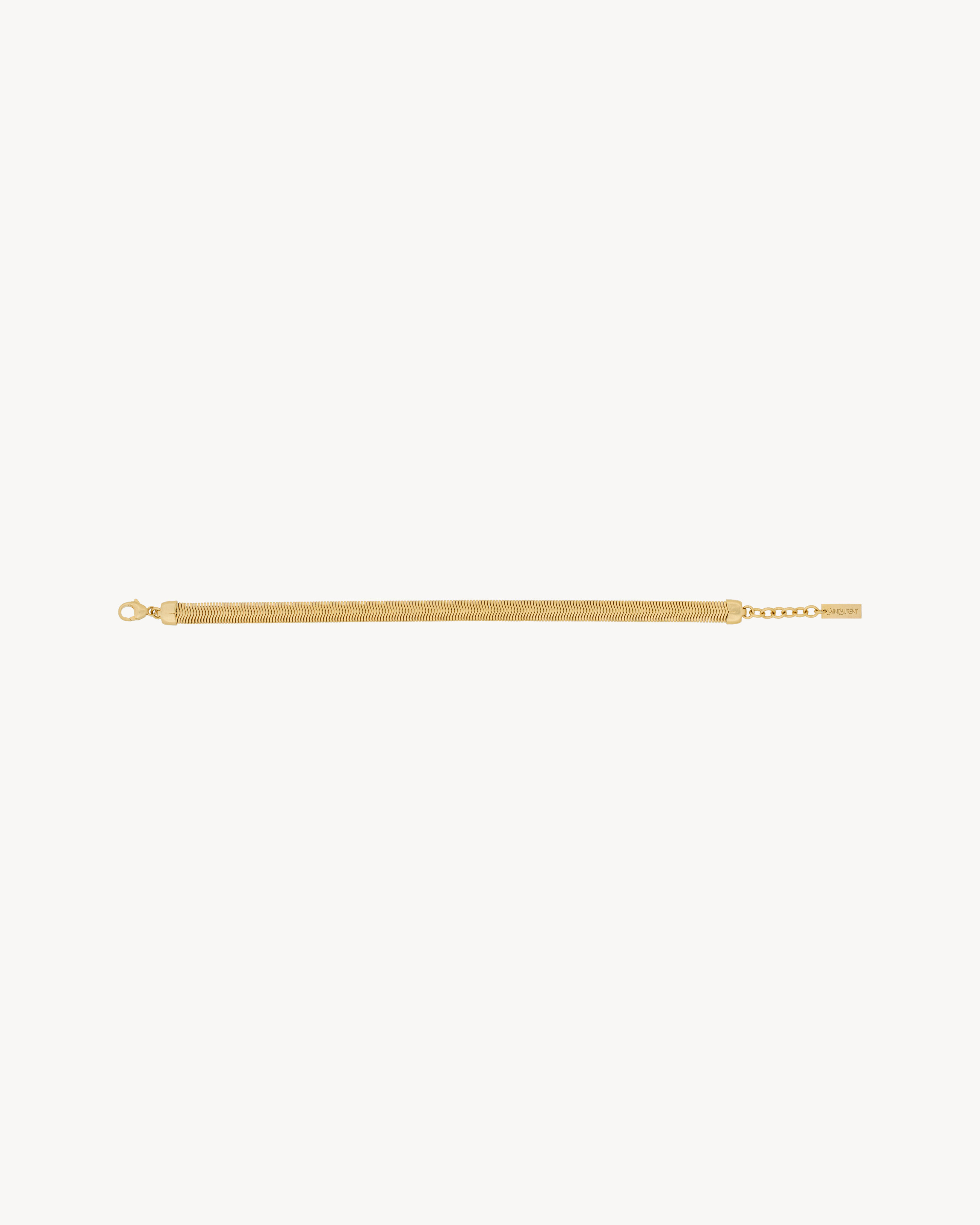 pulseira de corrente de cobra em metal