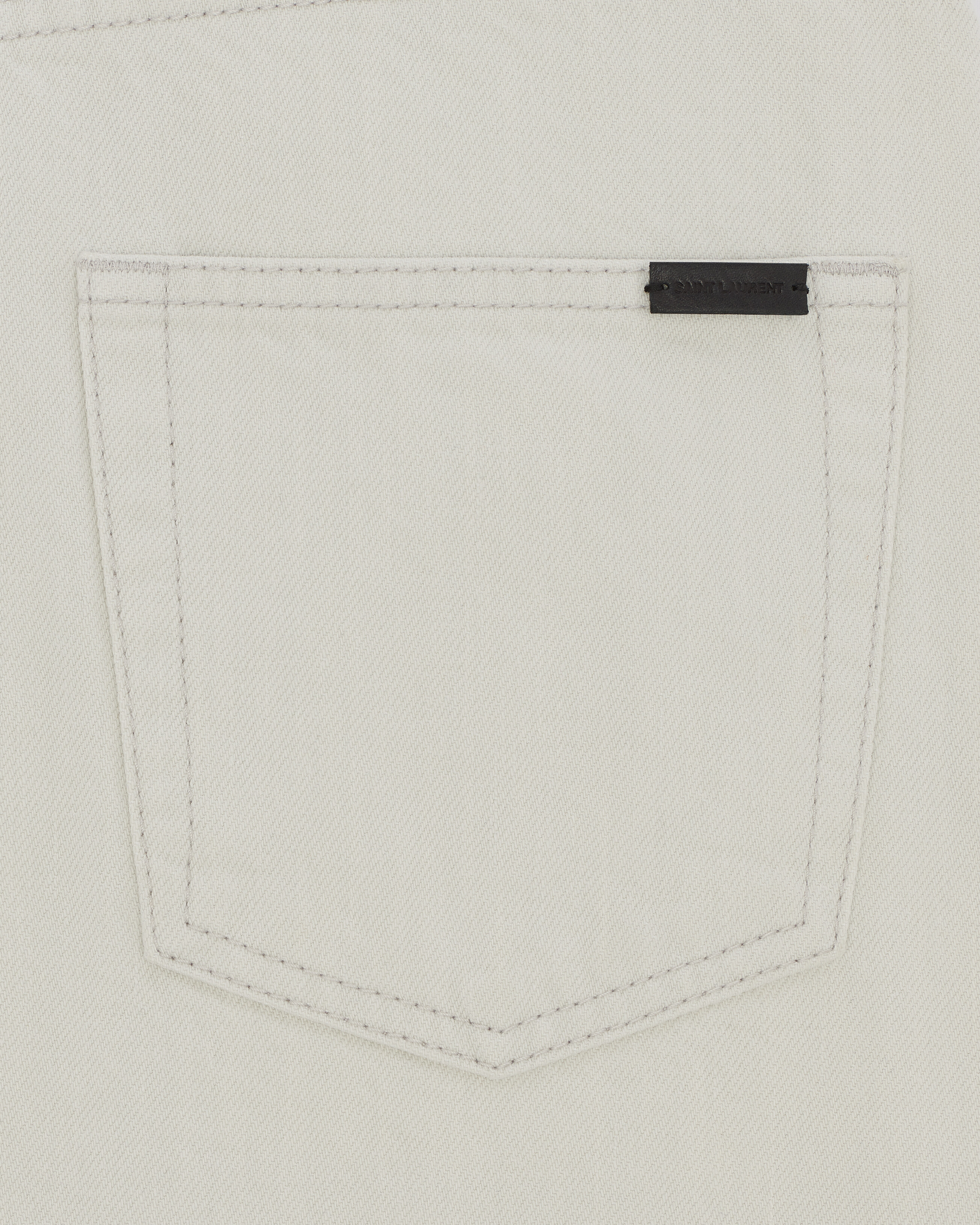 Slim-Fit Jeans in Chalk White denim