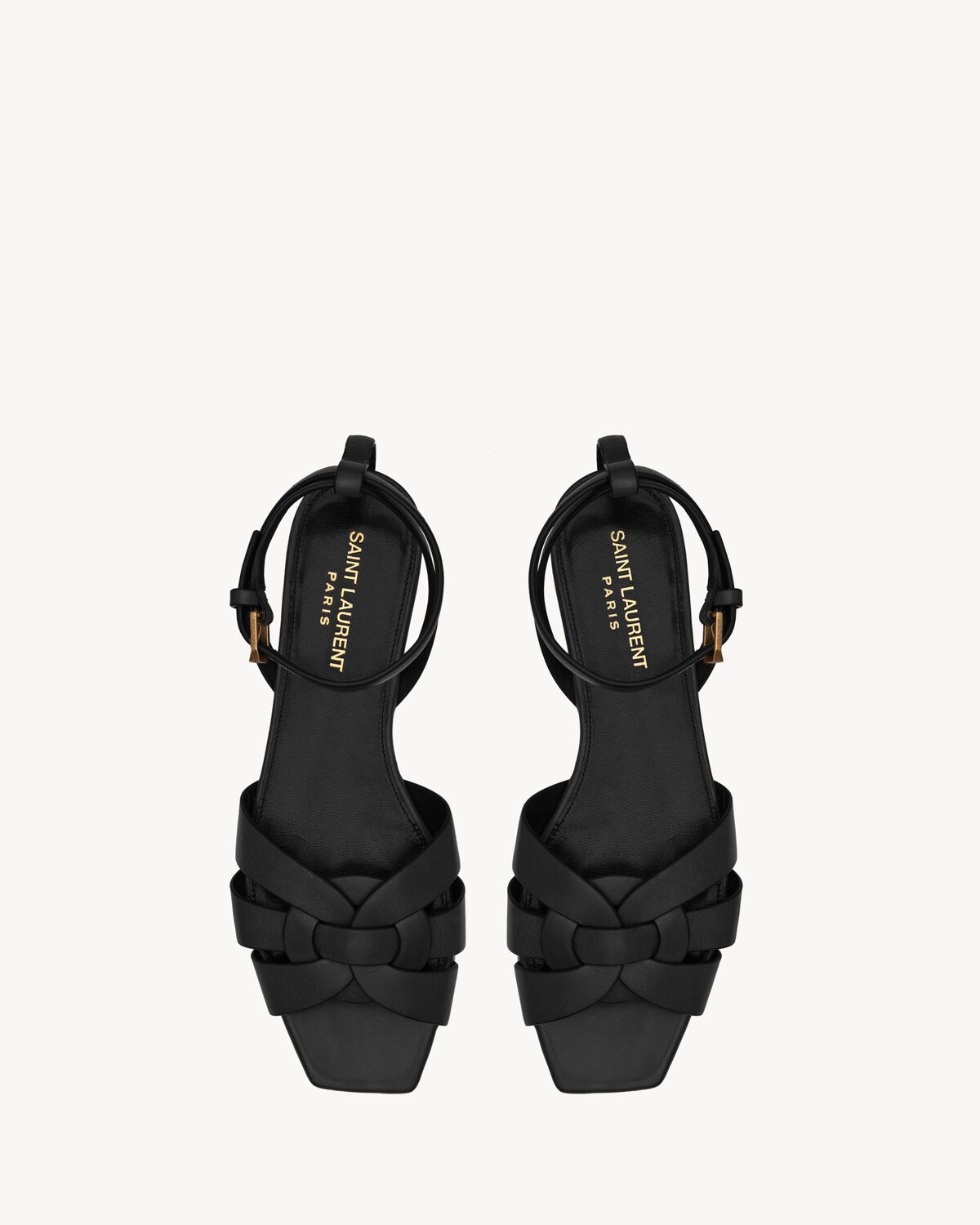 tribute flat sandals in smooth leather