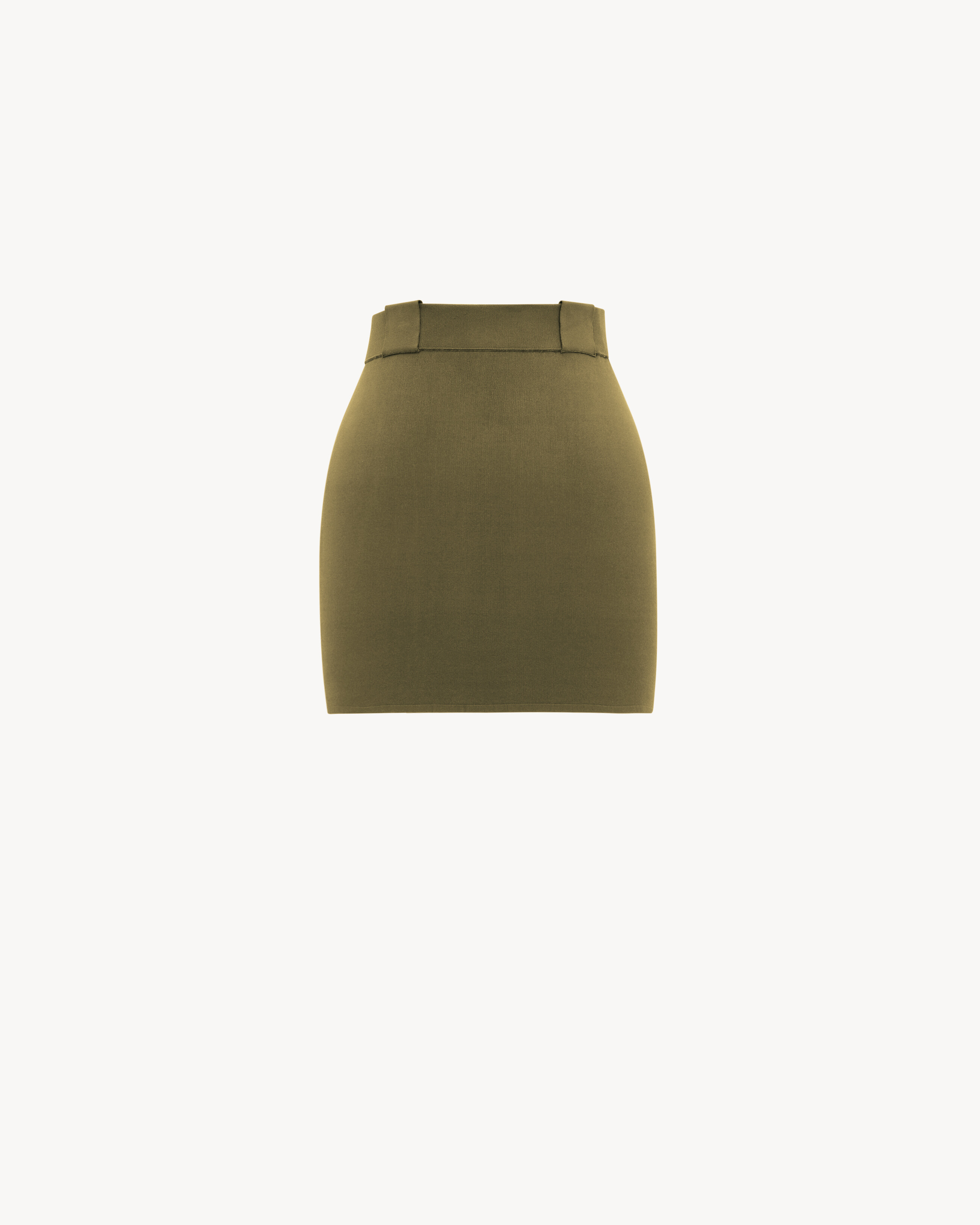 mini skirt in knit